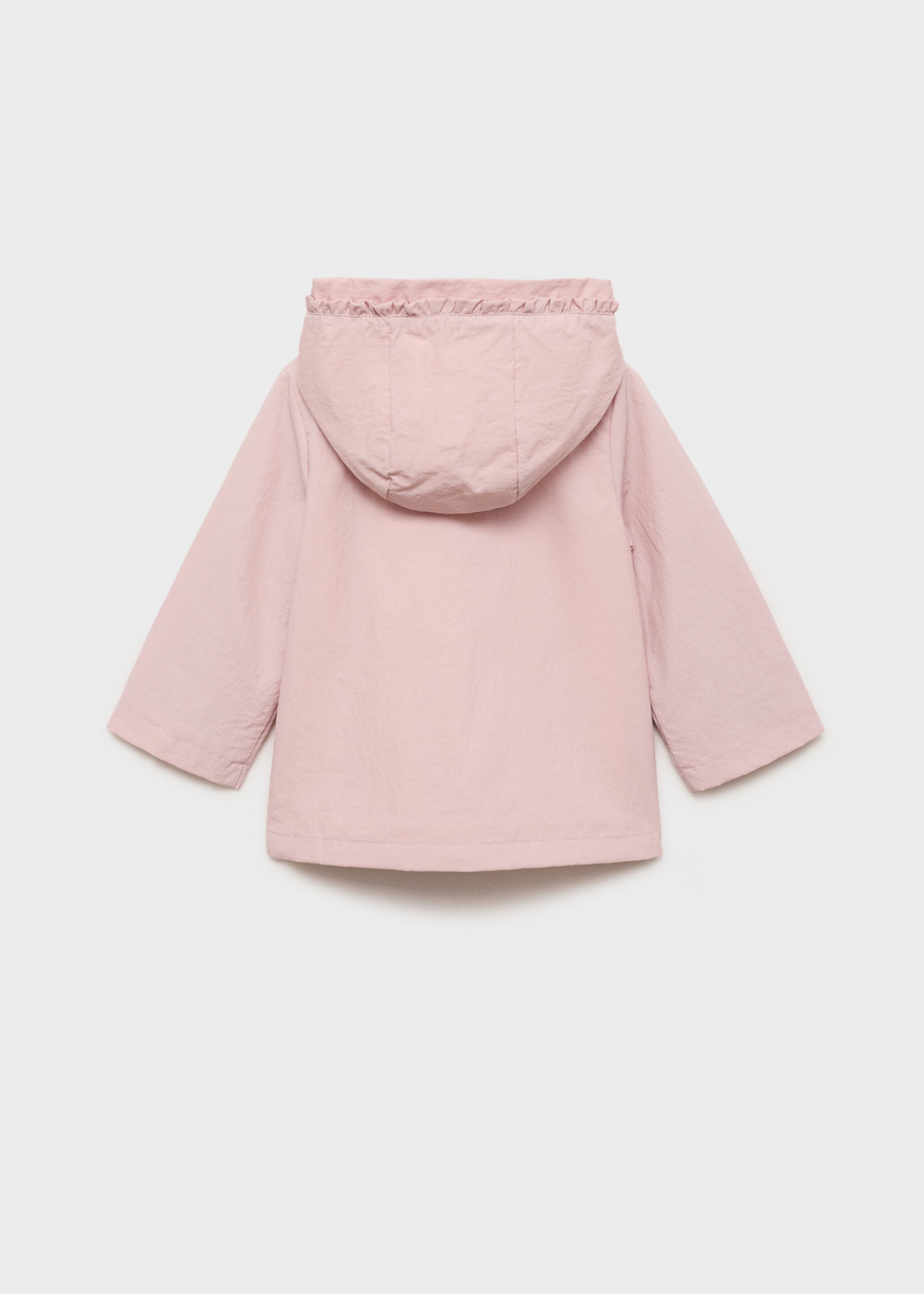Chaqueta impermeable capucha - Reverso del artículo