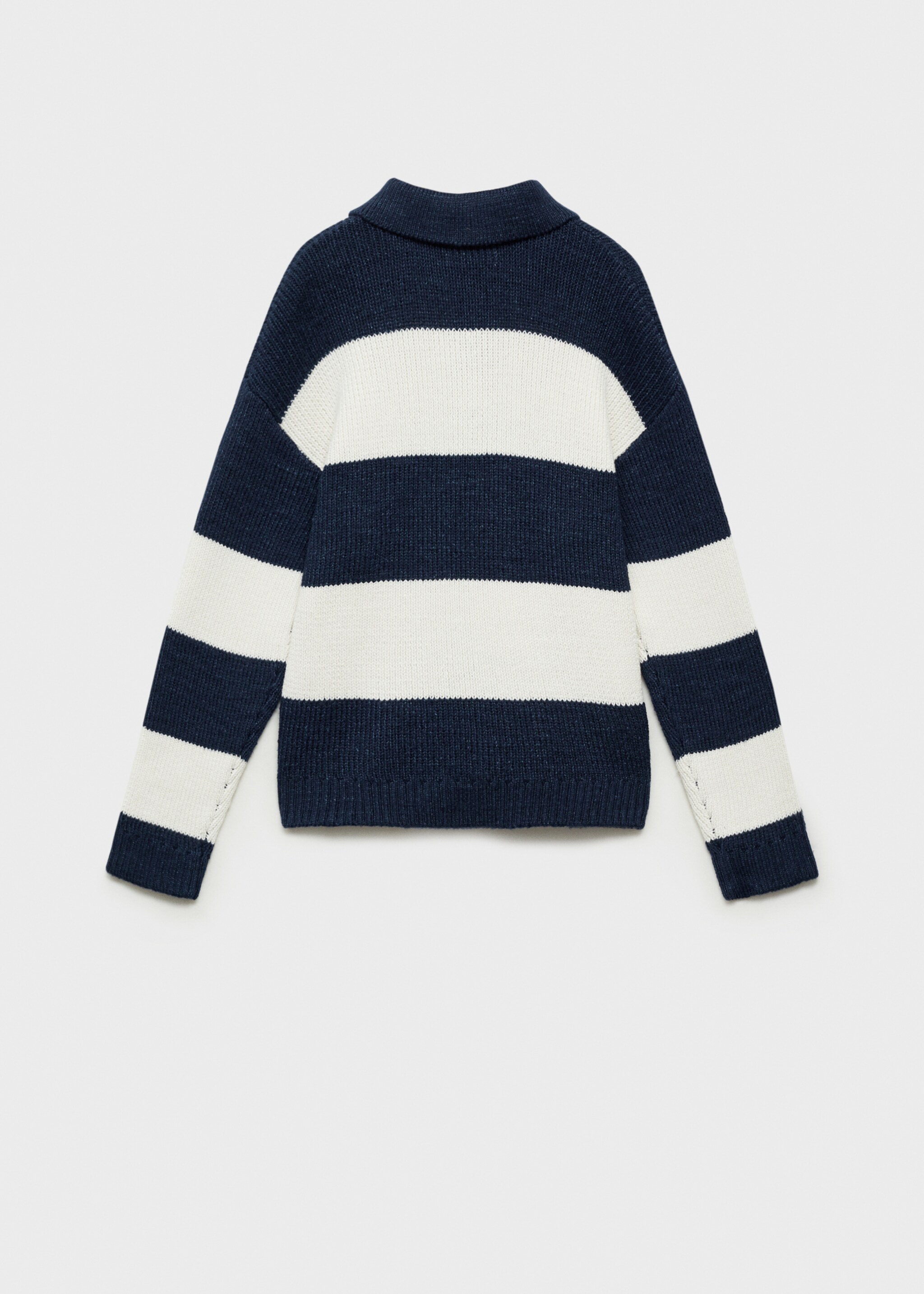 Jersey estilo polo rayas - Reverso del artículo