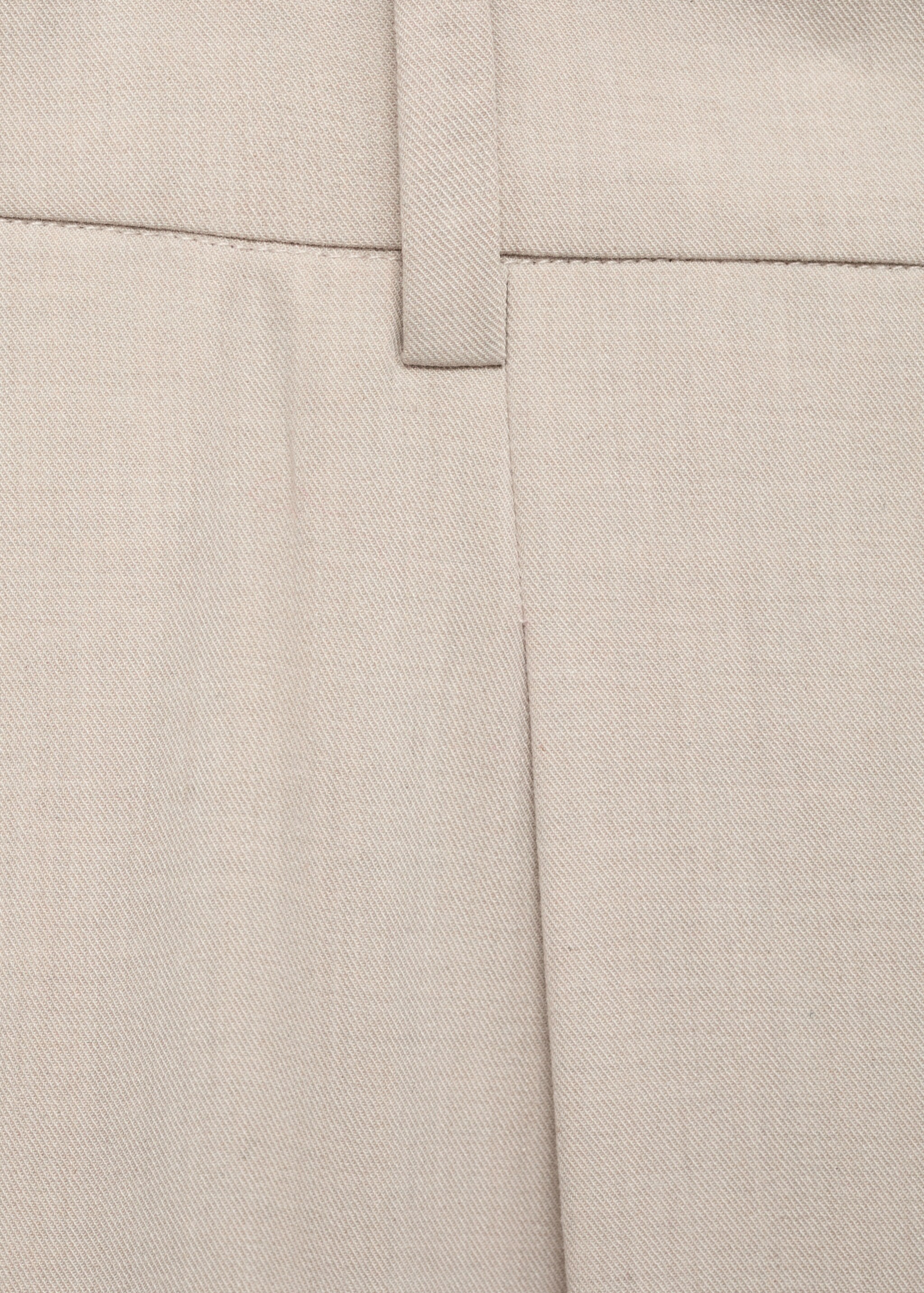 Straight-fit pleated trousers - Details of the article 0