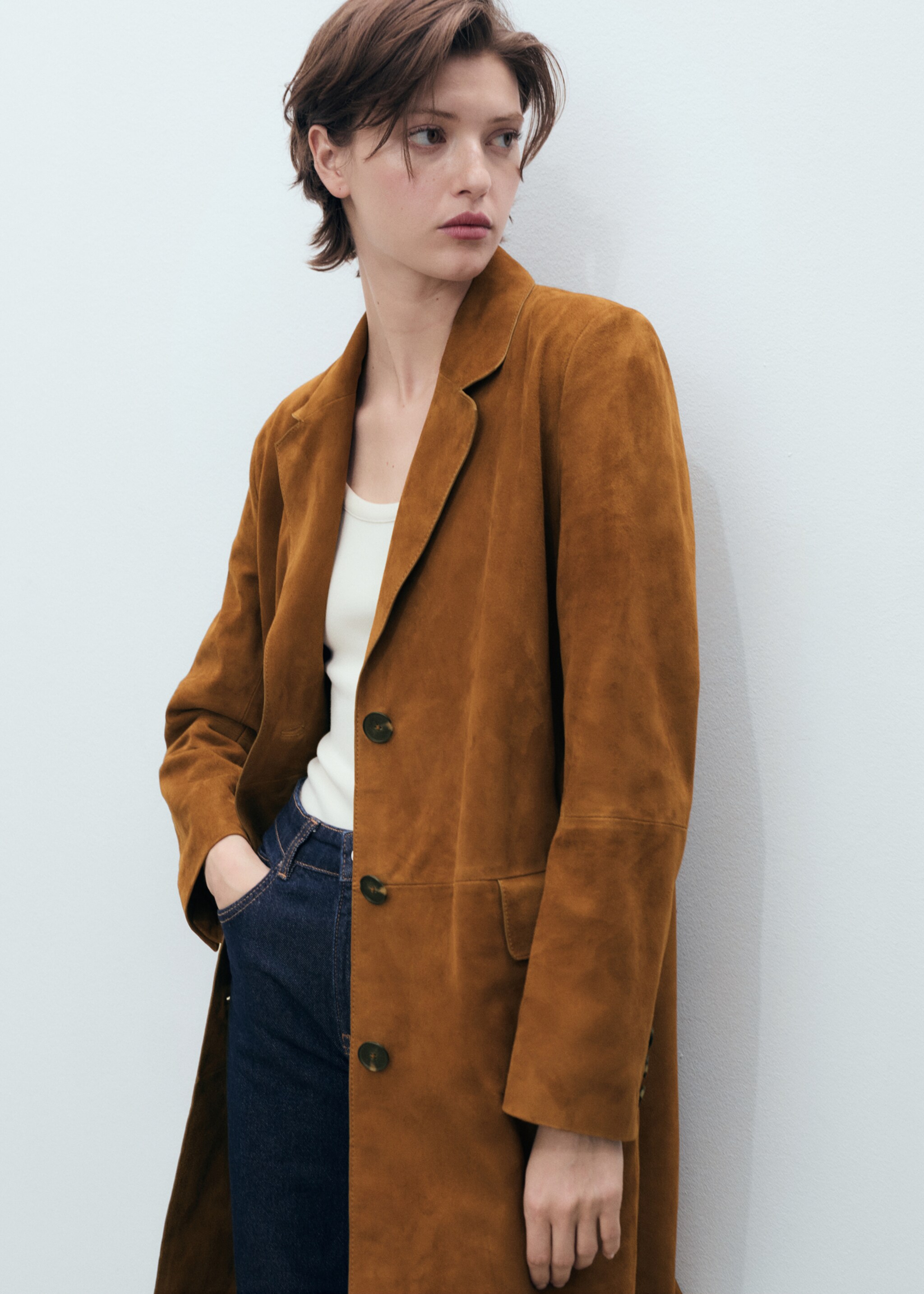 Cappotto scamosicato baveri - Dettaglio dell'articolo 2