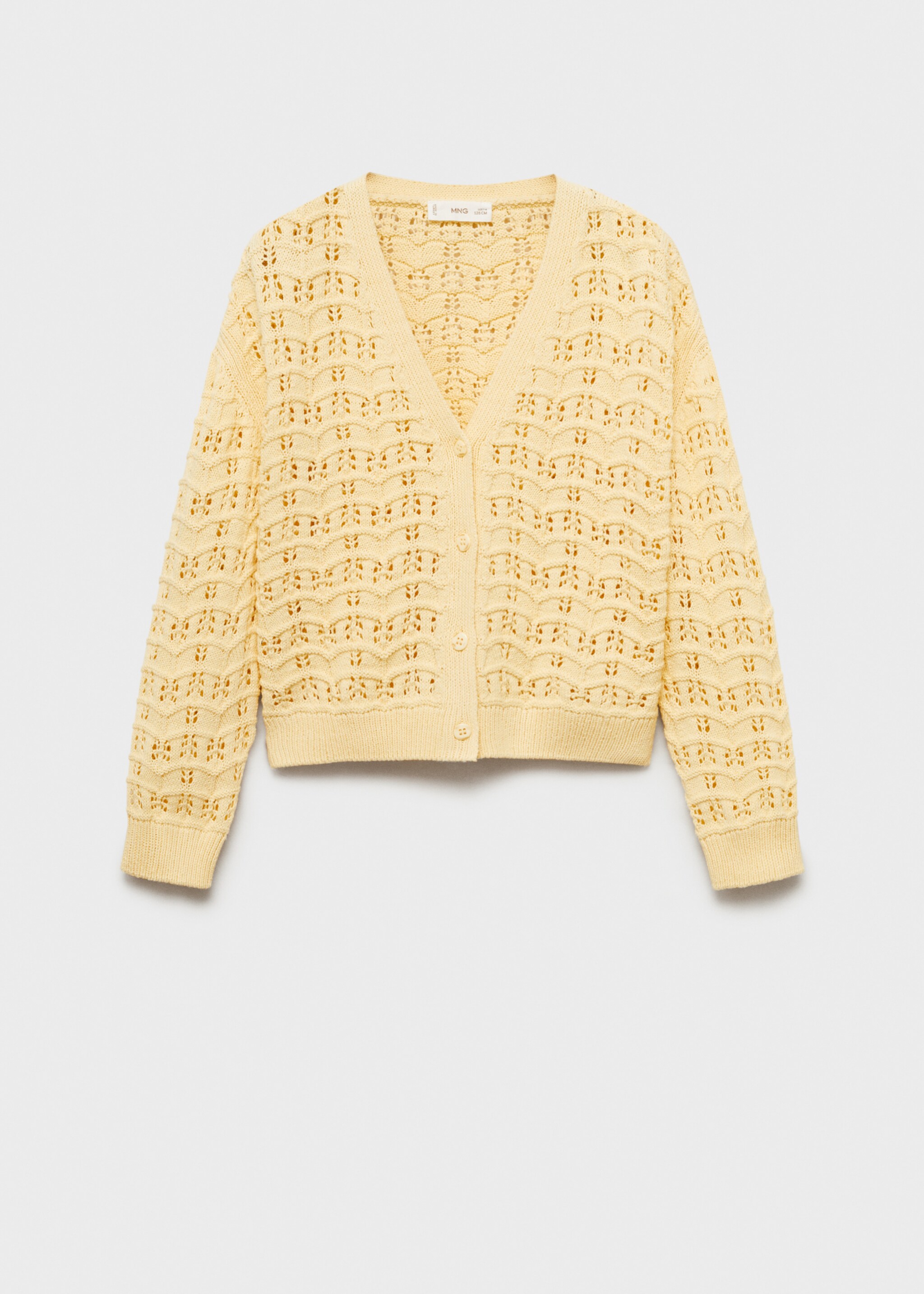 Openwork knit cardigan - Article without model