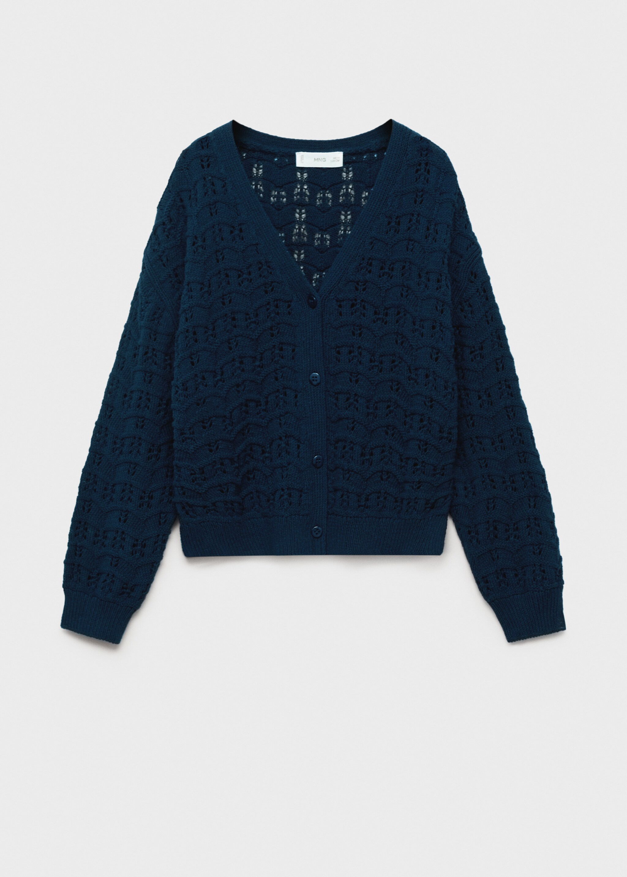 Openwork knit cardigan - Article without model