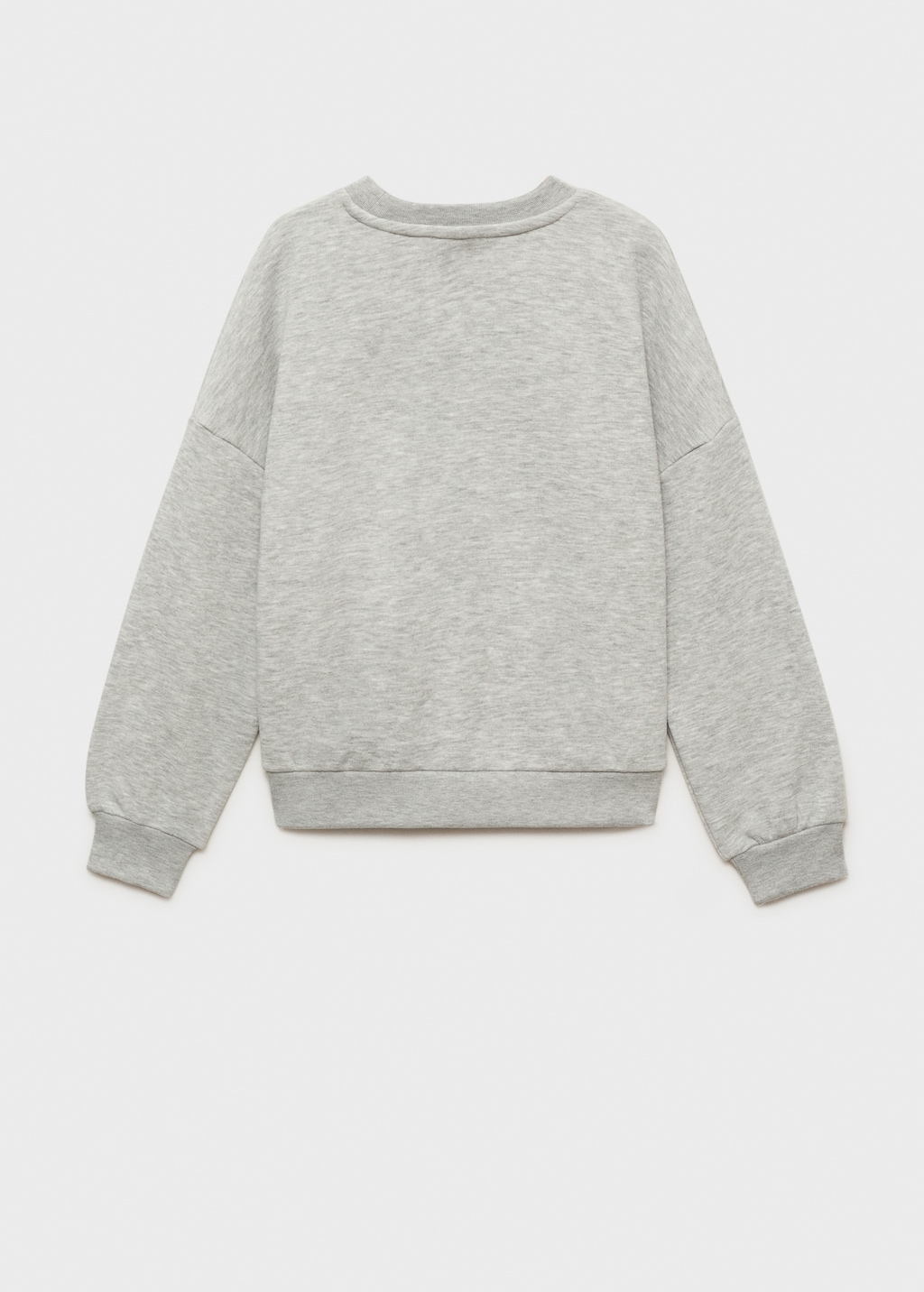 Cotton sweatshirt with embroidered message - Kids | MANGO USA Cotton sweatshirt with embroidered message - Kids | MANGO USA