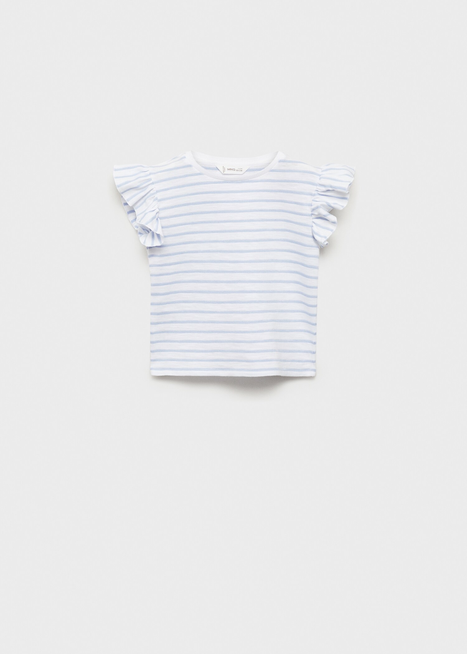 T-shirt 100 % coton rayures - Article sans modèle
