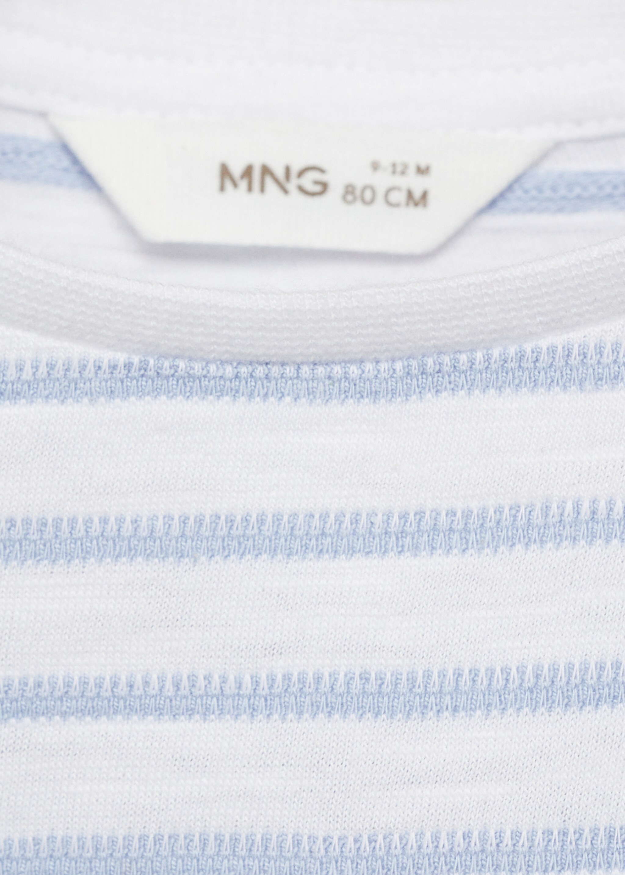 Gestreiftes T-Shirt aus 100 % Baumwolle - Detail des Artikels 0