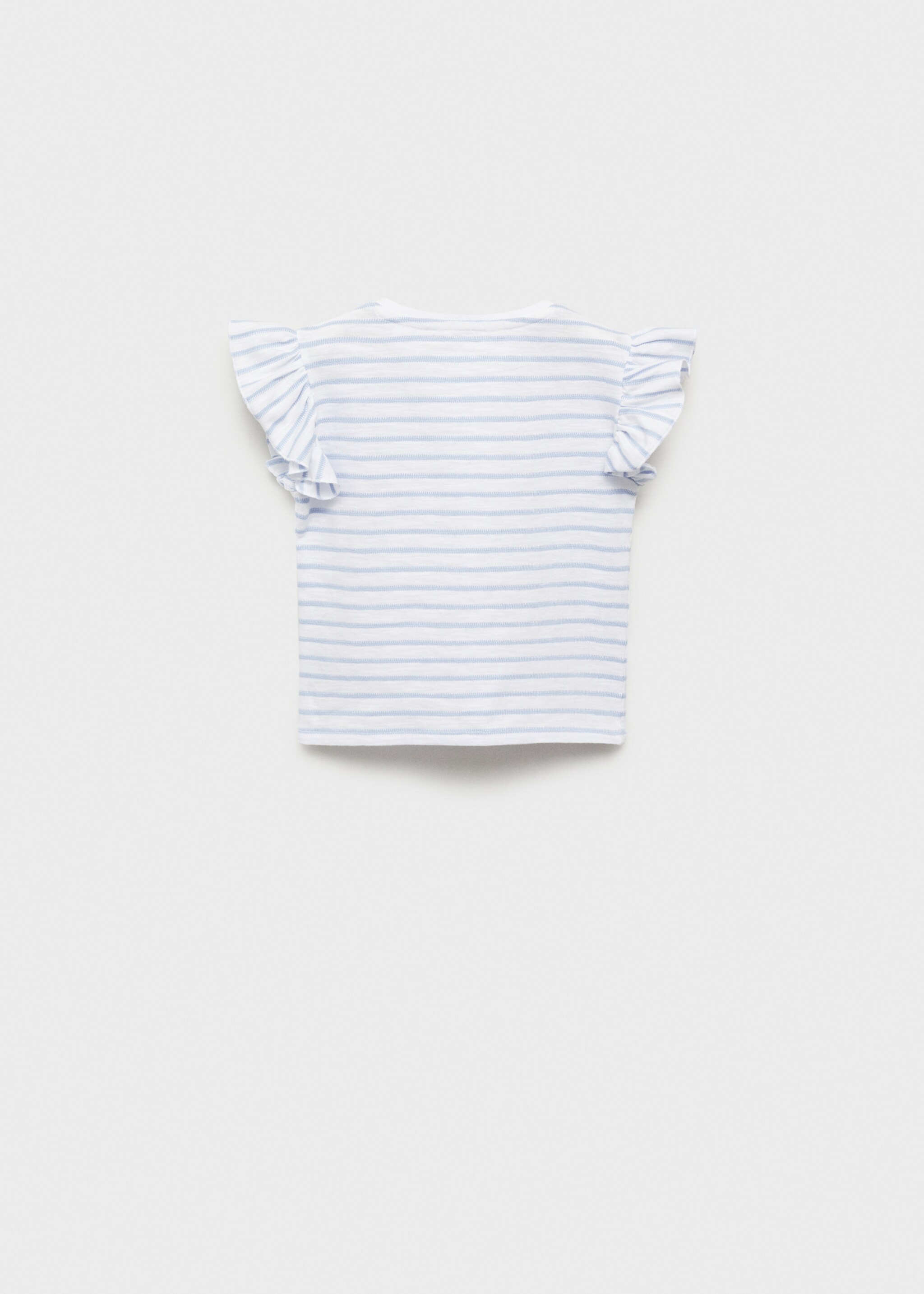 Gestreiftes T-Shirt aus 100 % Baumwolle - Rückseite des Artikels