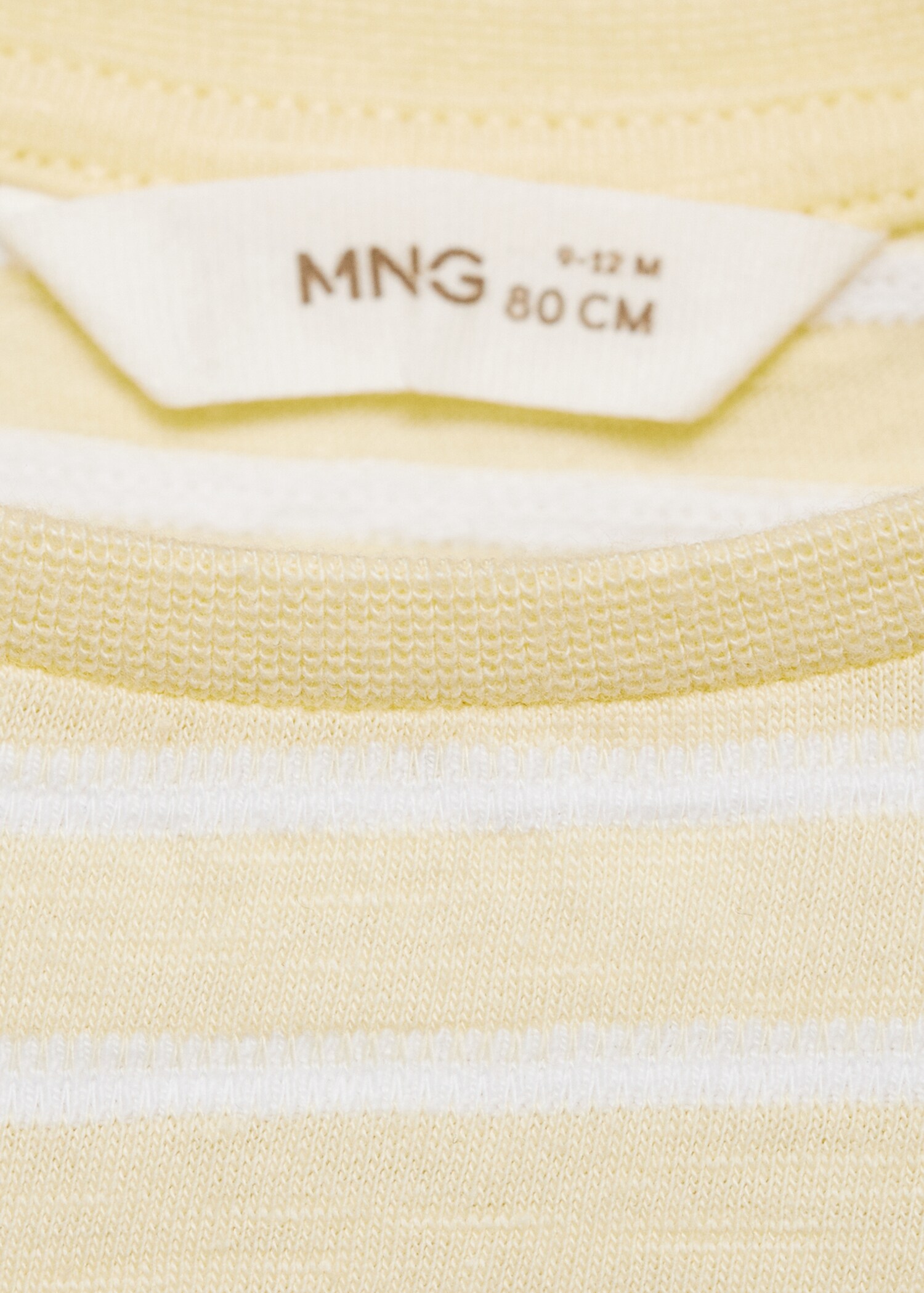 Gestreiftes T-Shirt aus 100 % Baumwolle - Detail des Artikels 0