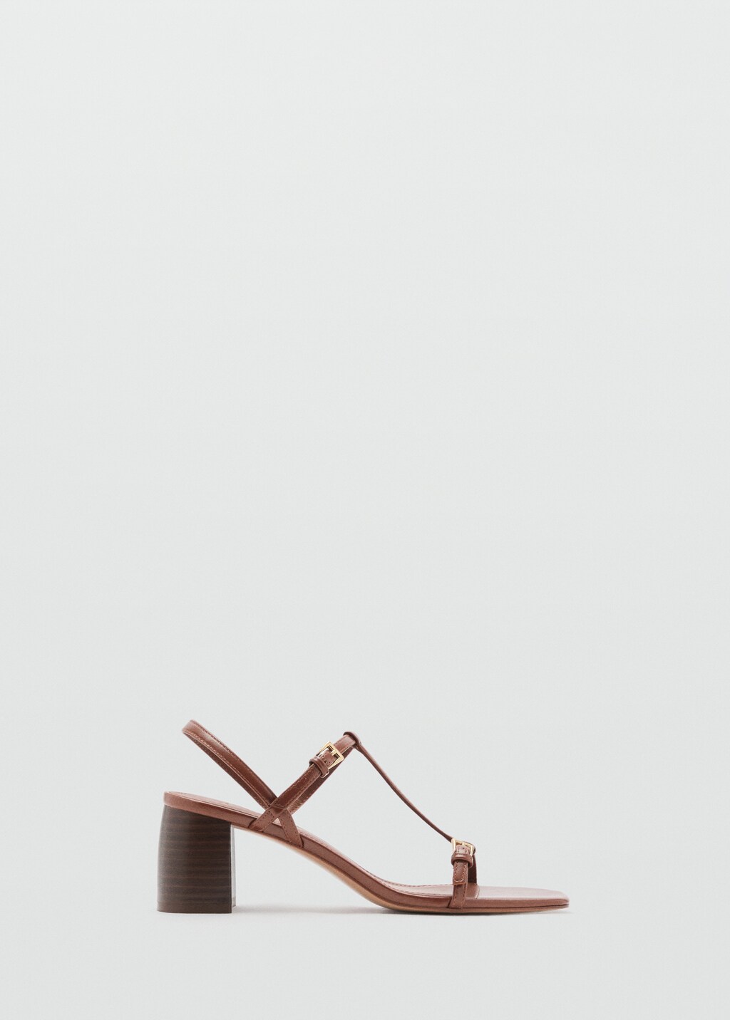High-heeled sandals with buckle straps - image 5