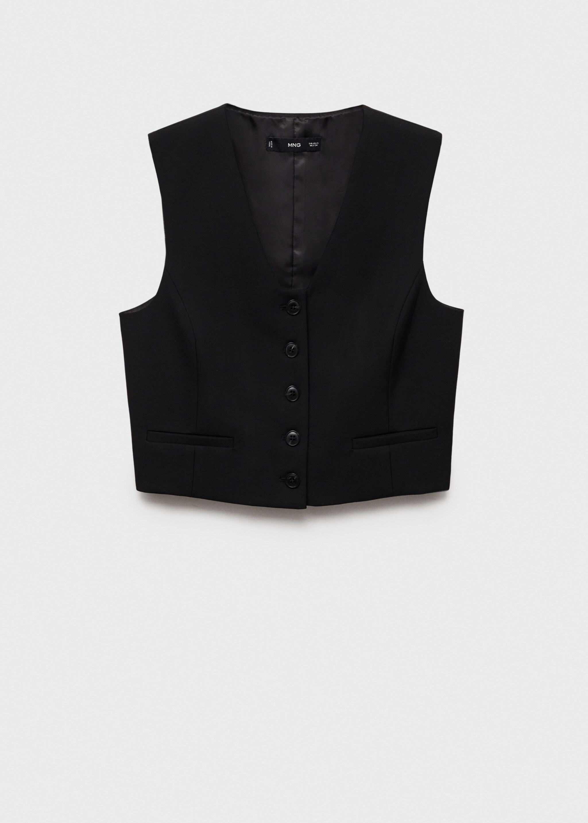 Cropped suit waistcoat - Article without model