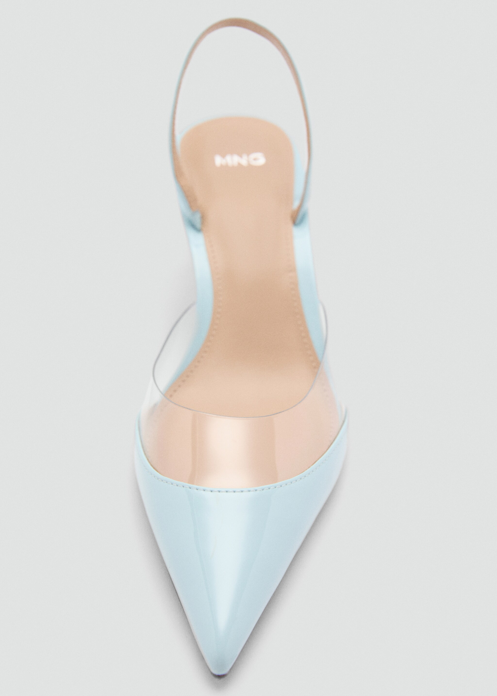 Heeled shoes with vinyl panel - Details of the article 3