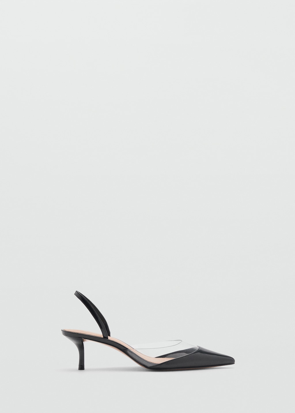 Zapato tacón panel vinilo