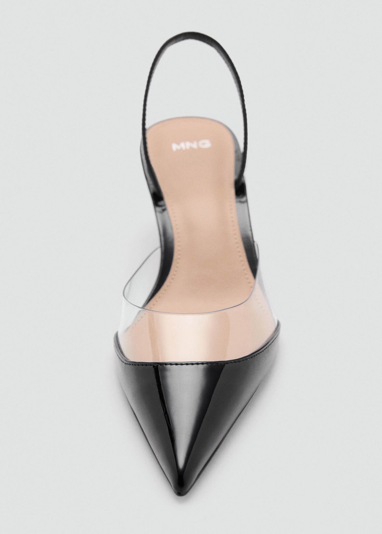 Heeled shoes with vinyl panel - Details of the article 3
