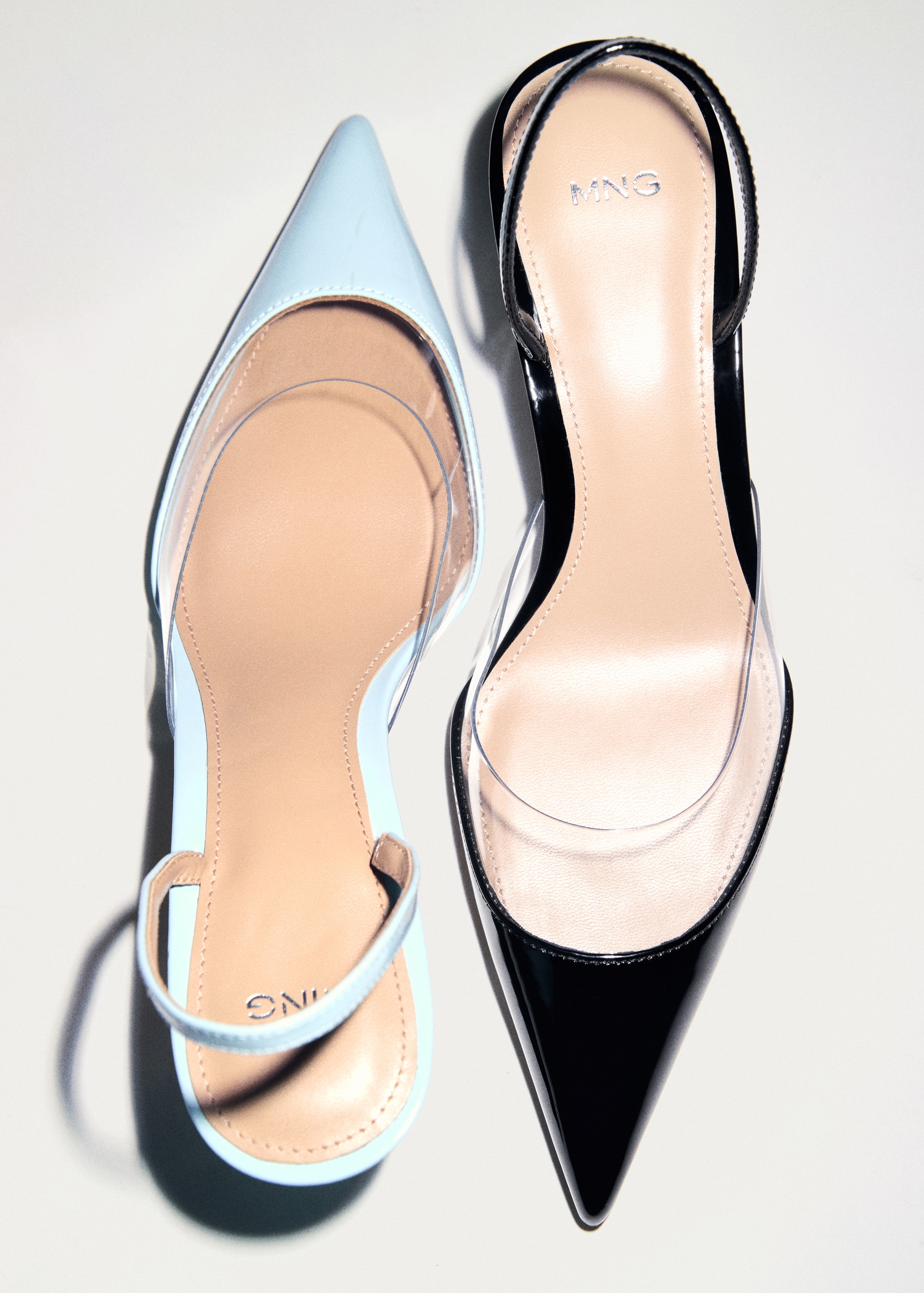 Heeled shoes with vinyl panel - Details of the article 5