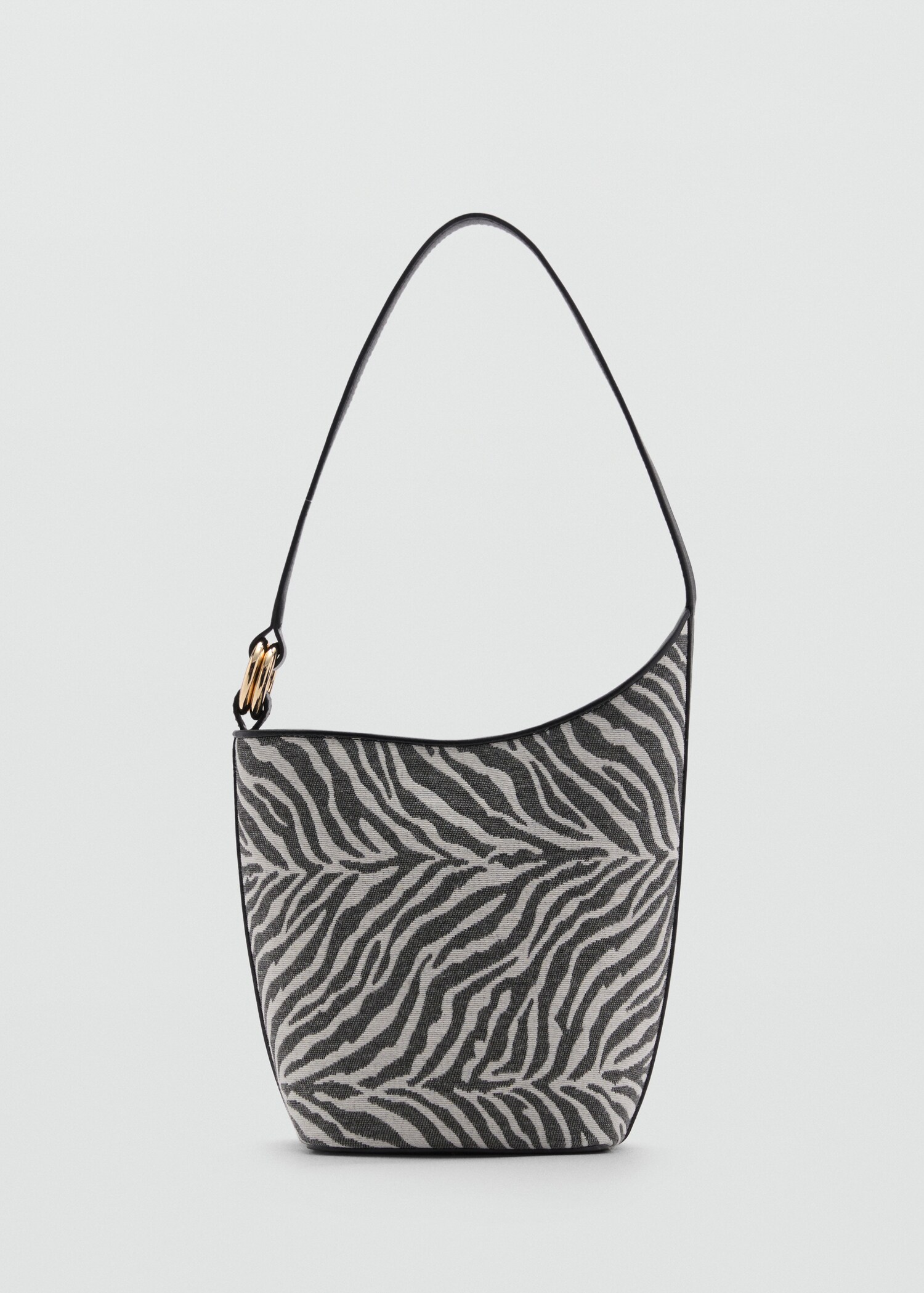 Stor bucket bag med zebramönster - Artikel utan modell