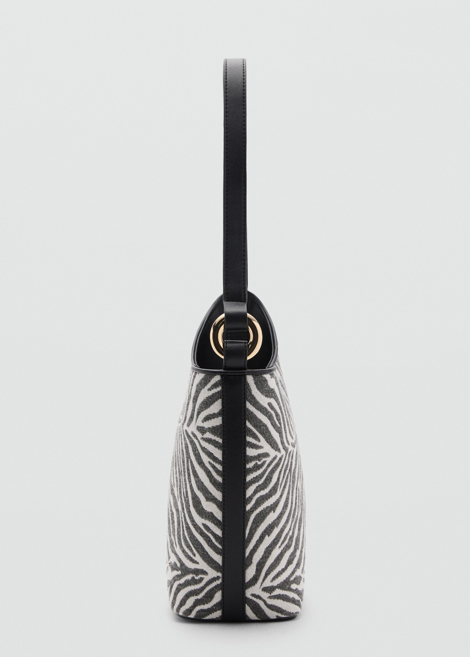 Stor bucket bag med zebramönster - Detaljer om artikeln 1
