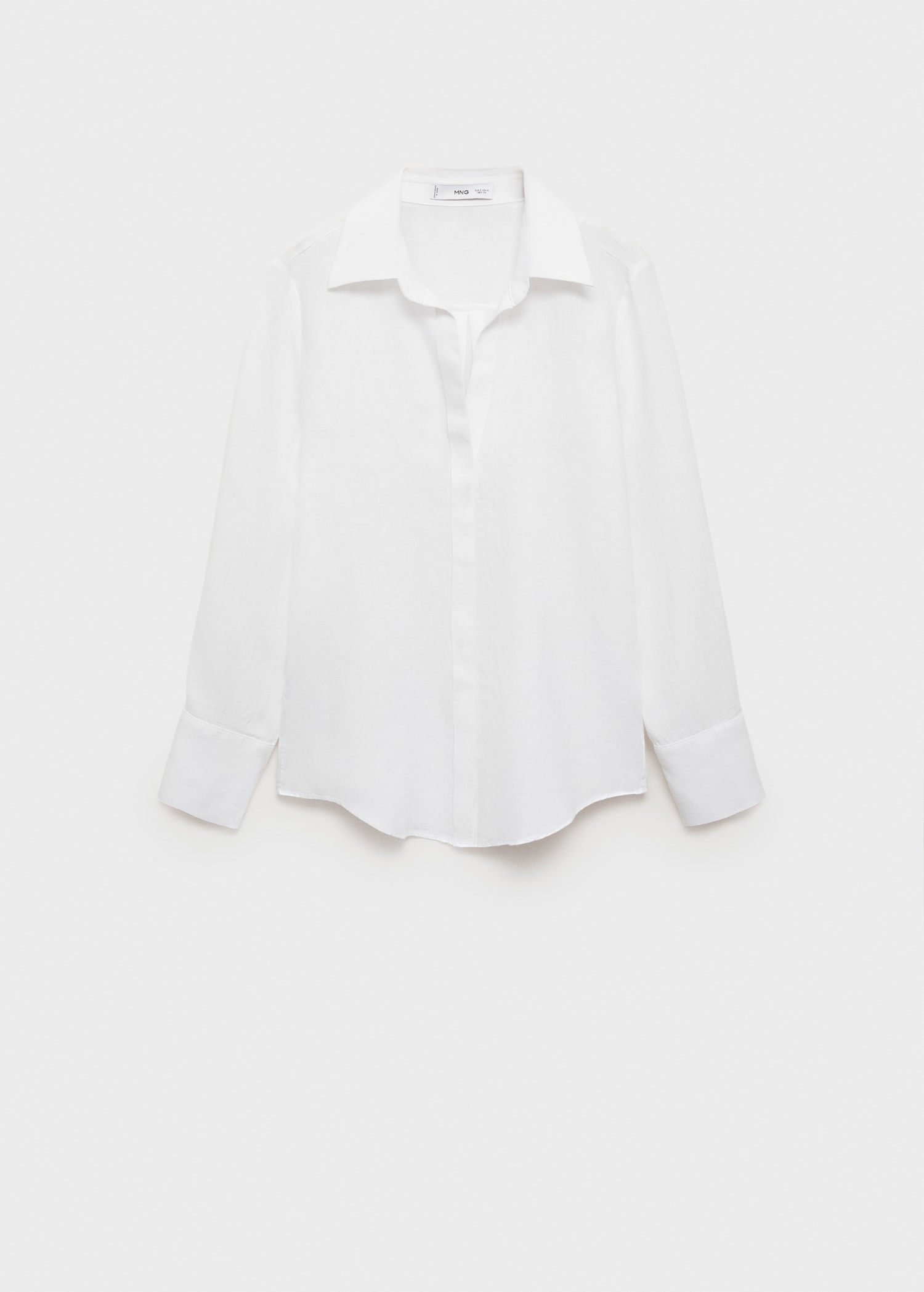 Linen-blend shirt - Main Image