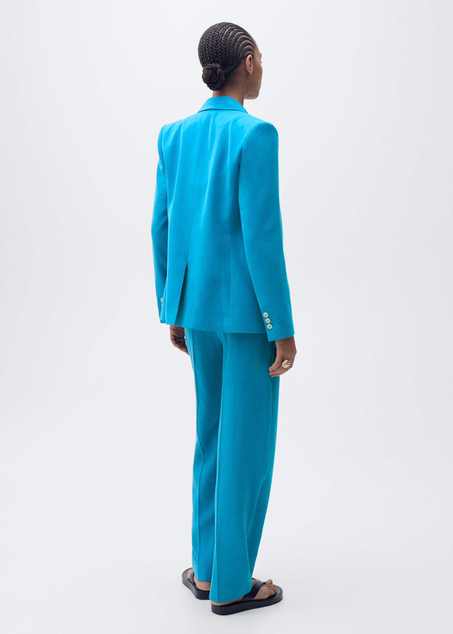 Blazer costume droit - Verso de l’article