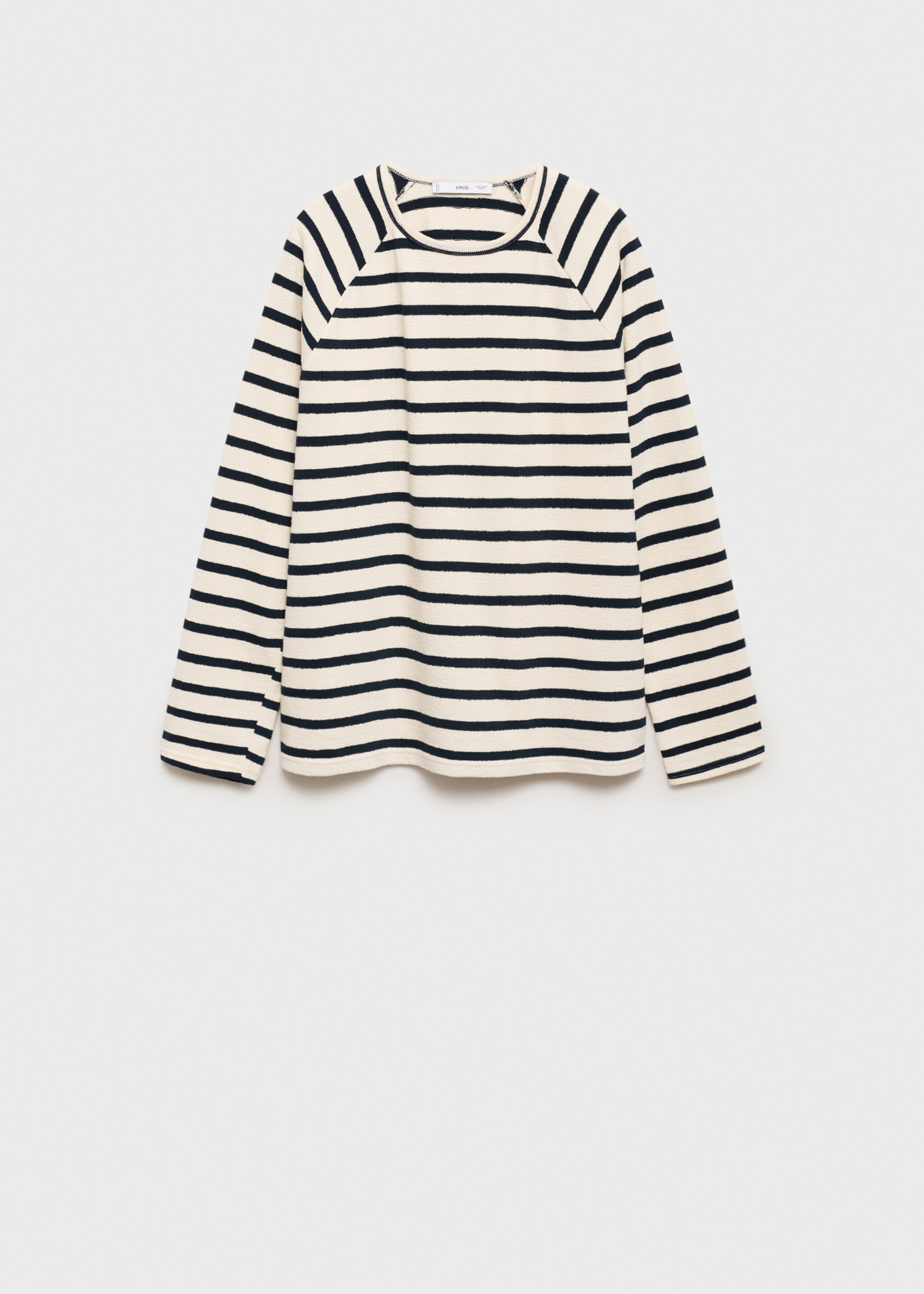Striped round-neck sweatshirt - Article without model