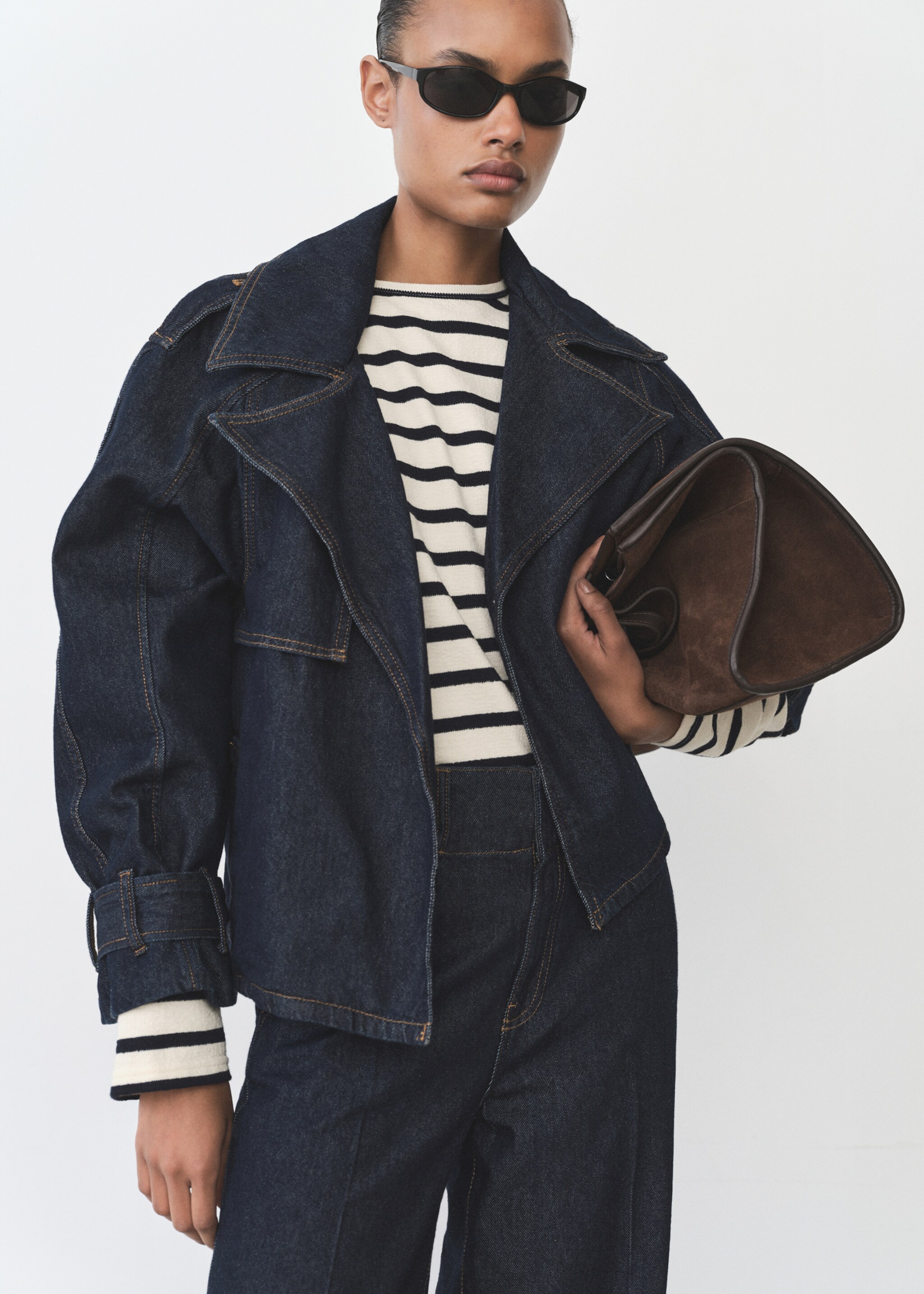 Striped round-neck sweatshirt - Details of the article 6
