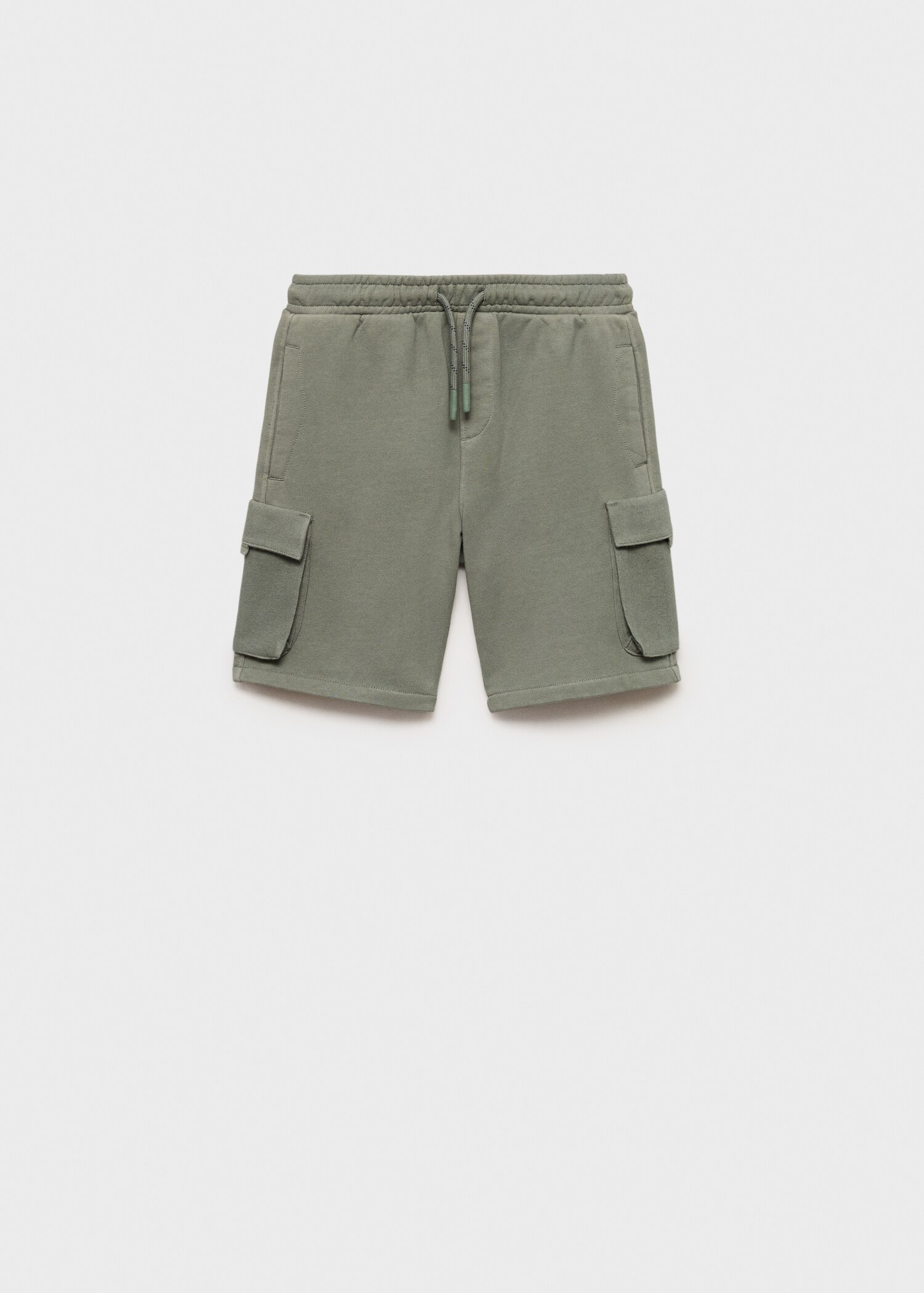 Drawstring cargo Bermuda shorts - Article without model