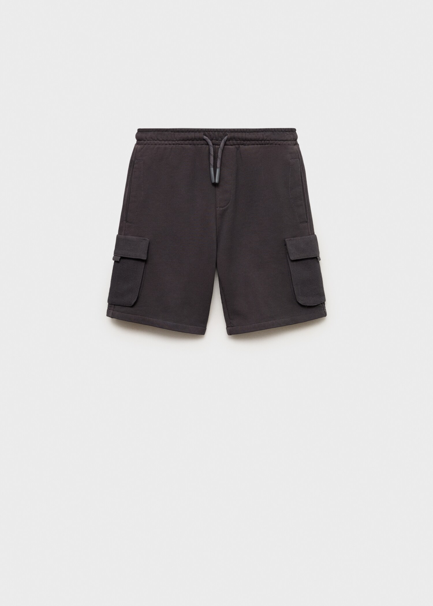 Drawstring cargo Bermuda shorts - Article without model