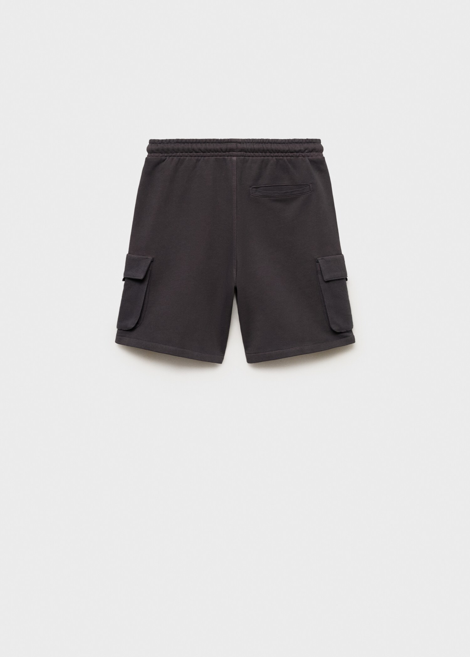 Drawstring cargo Bermuda shorts - Reverse of the article