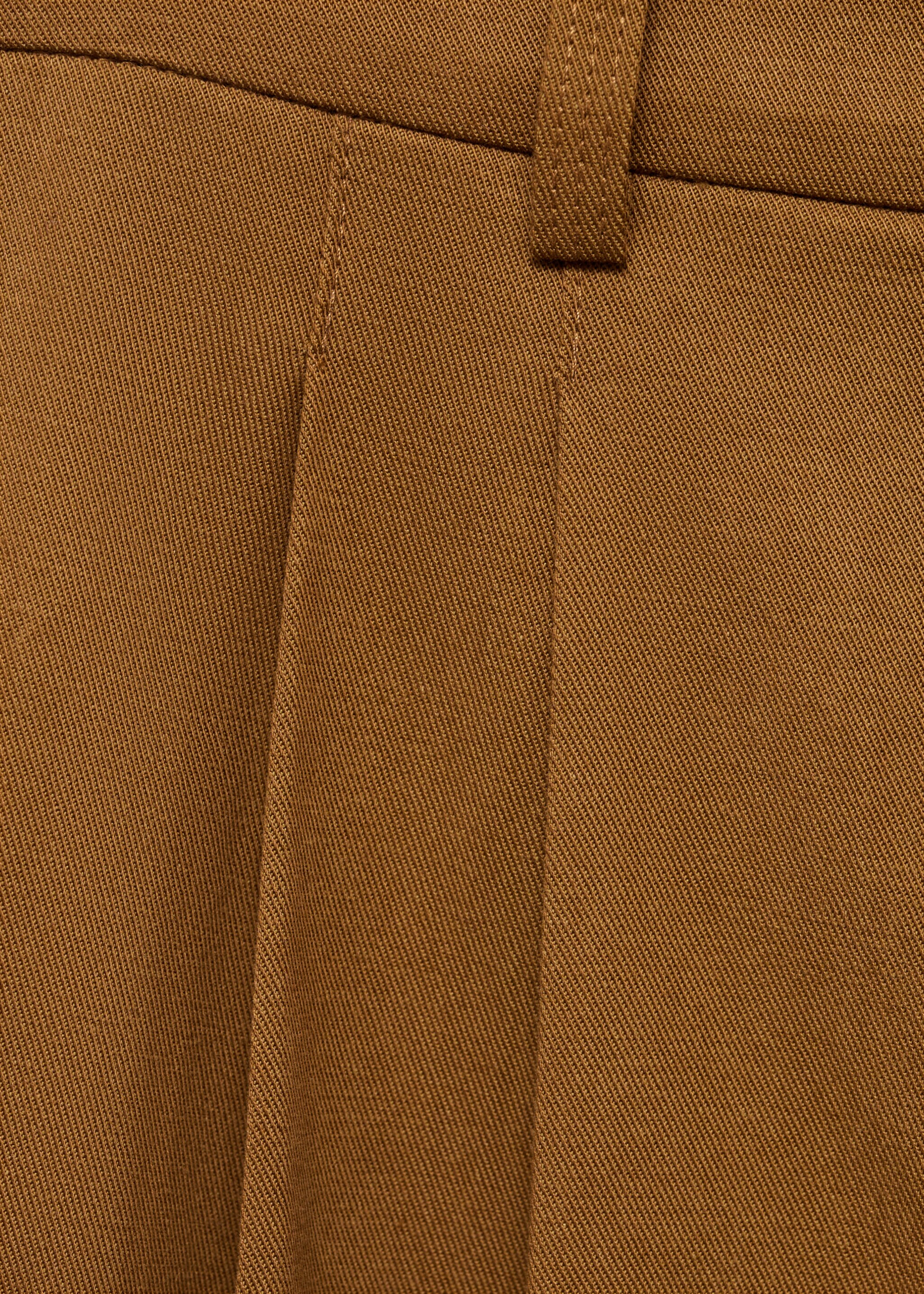 Wide-leg trousers in cotton and lyocell blend - Details of the article 8