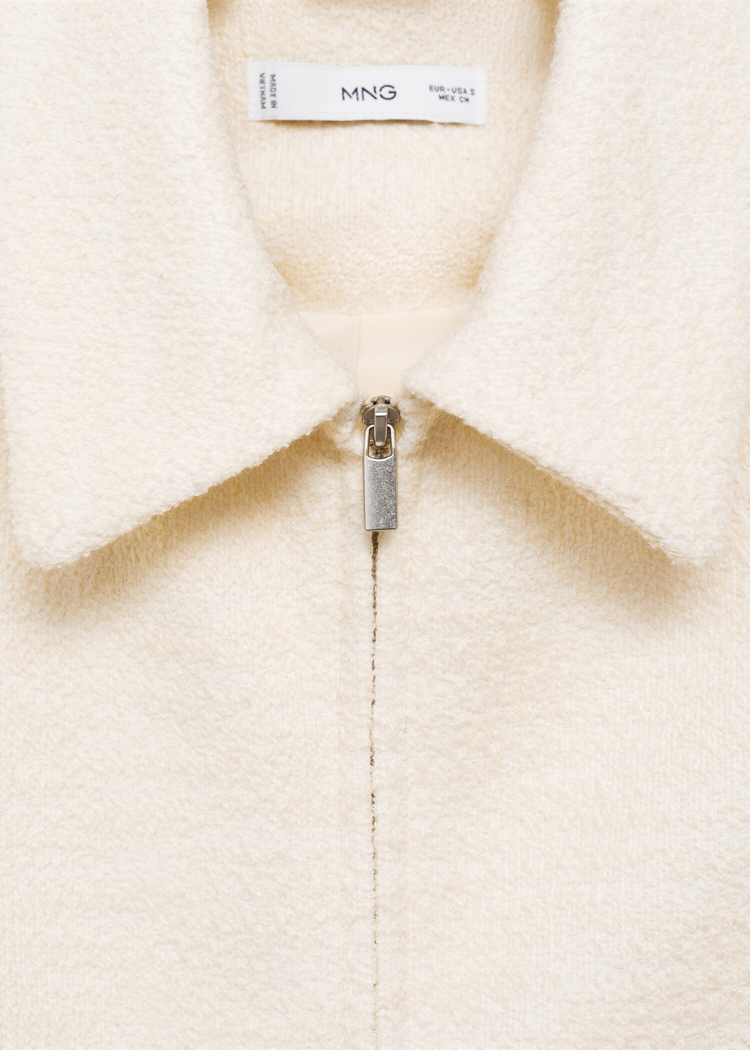 Jacke mit Reverskragen aus Baumwollgemisch - Detail des Artikels 8