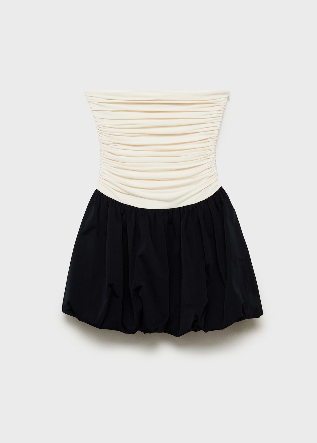 Draped-body balloon skirt dress - Women | MANGO USA