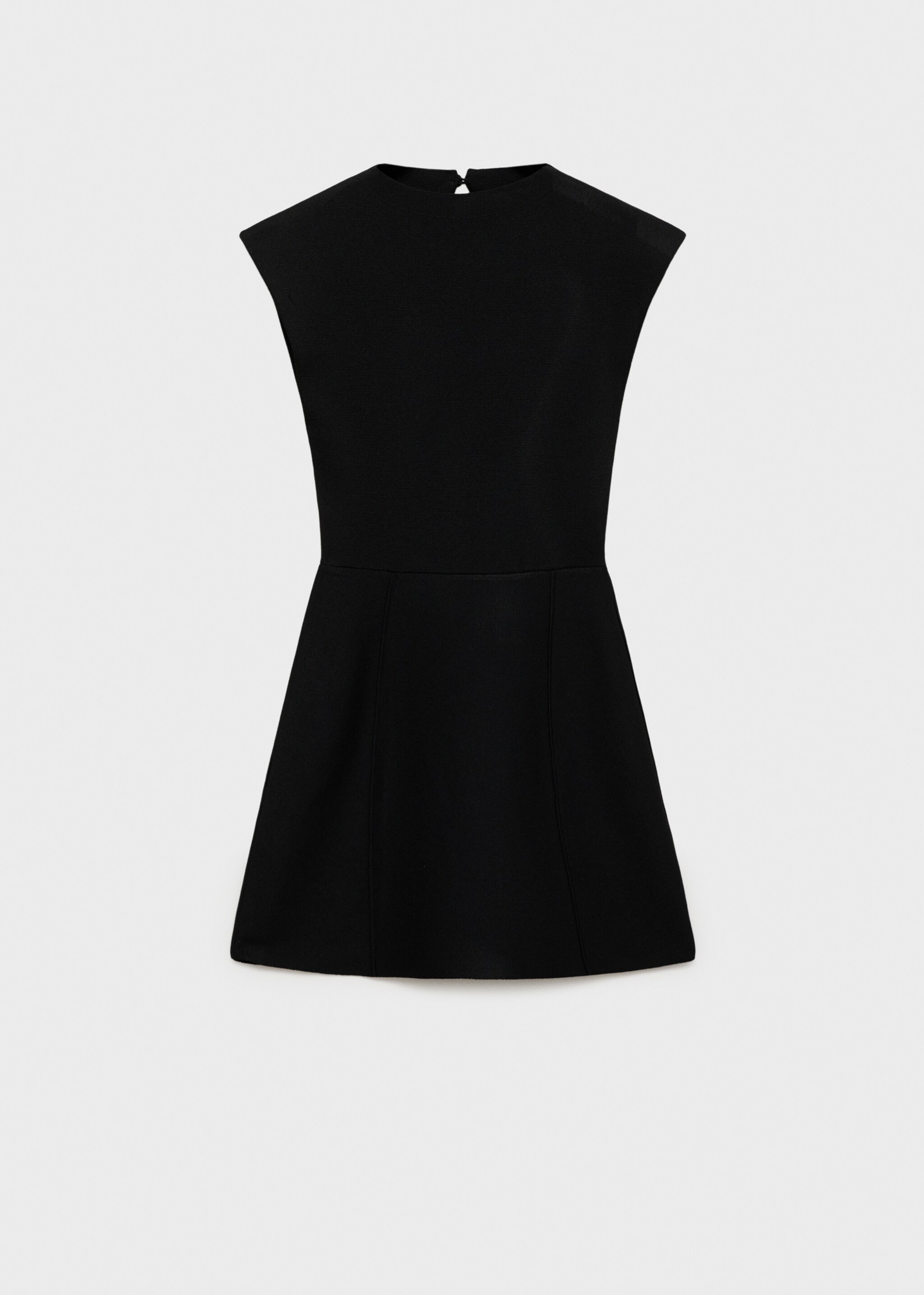 Peplum dress with perkins collar - Article without model