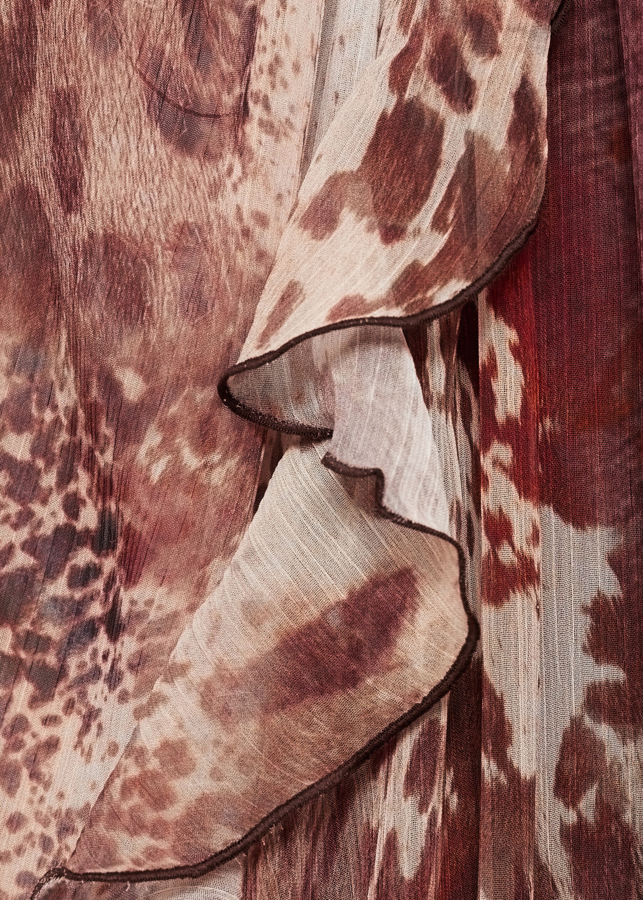 Vestido corto estampado volantes - Details of the article 8