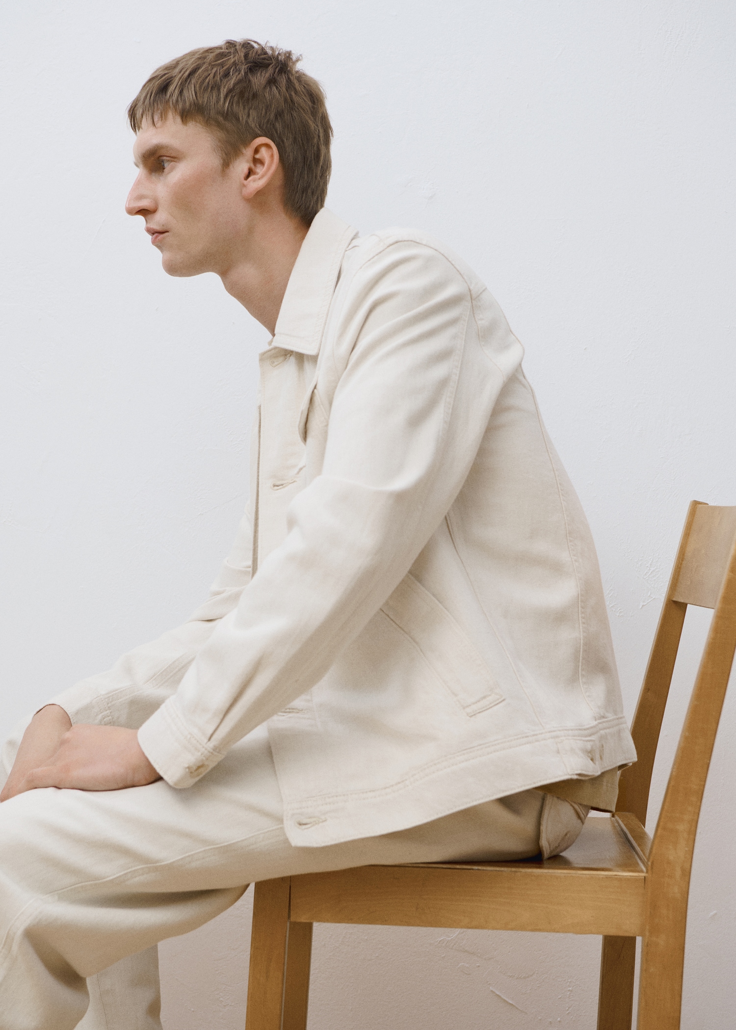 Linen-blend jacket with pockets - Details of the article 5