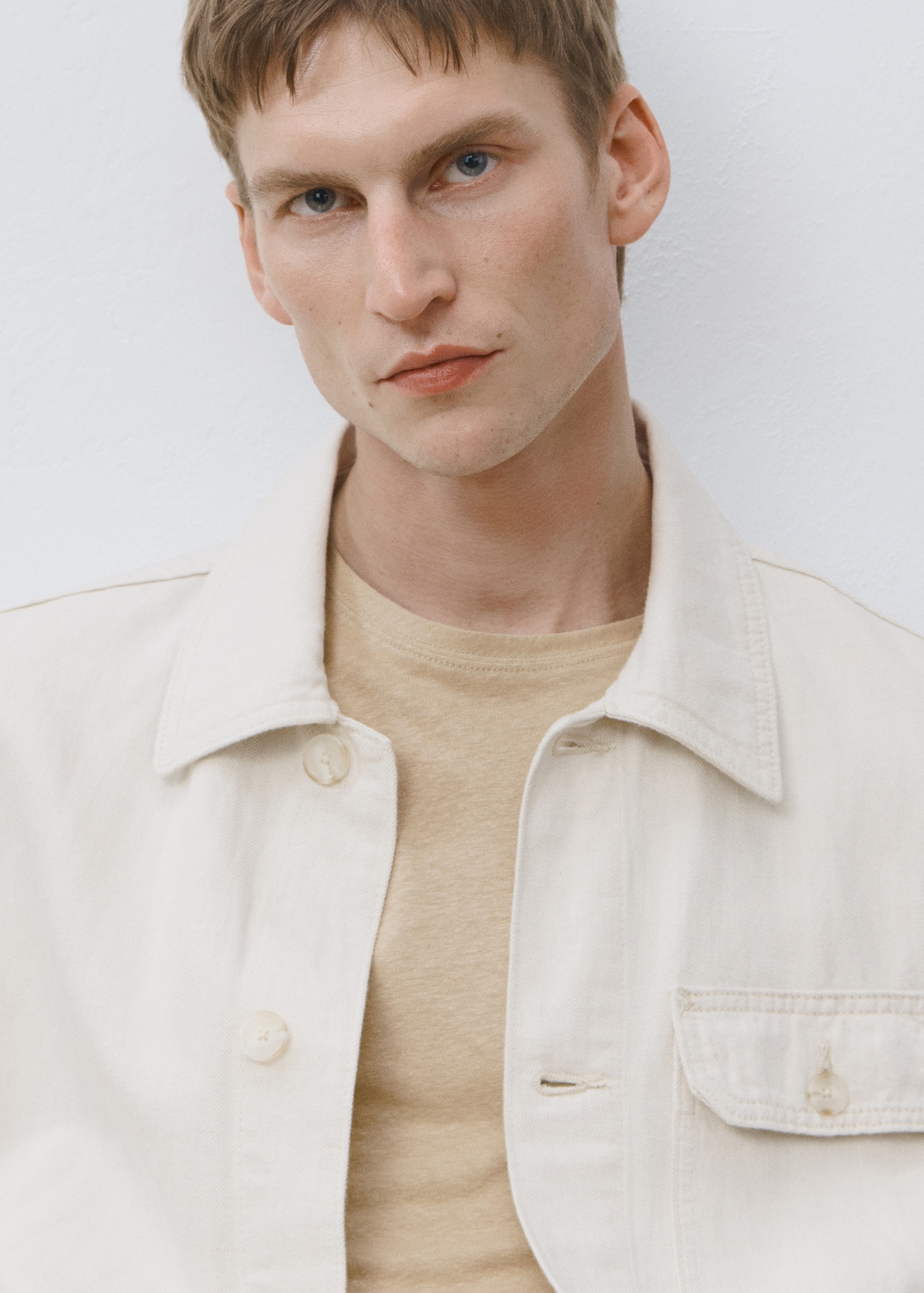 Linen-blend jacket with pockets - Details of the article 9
