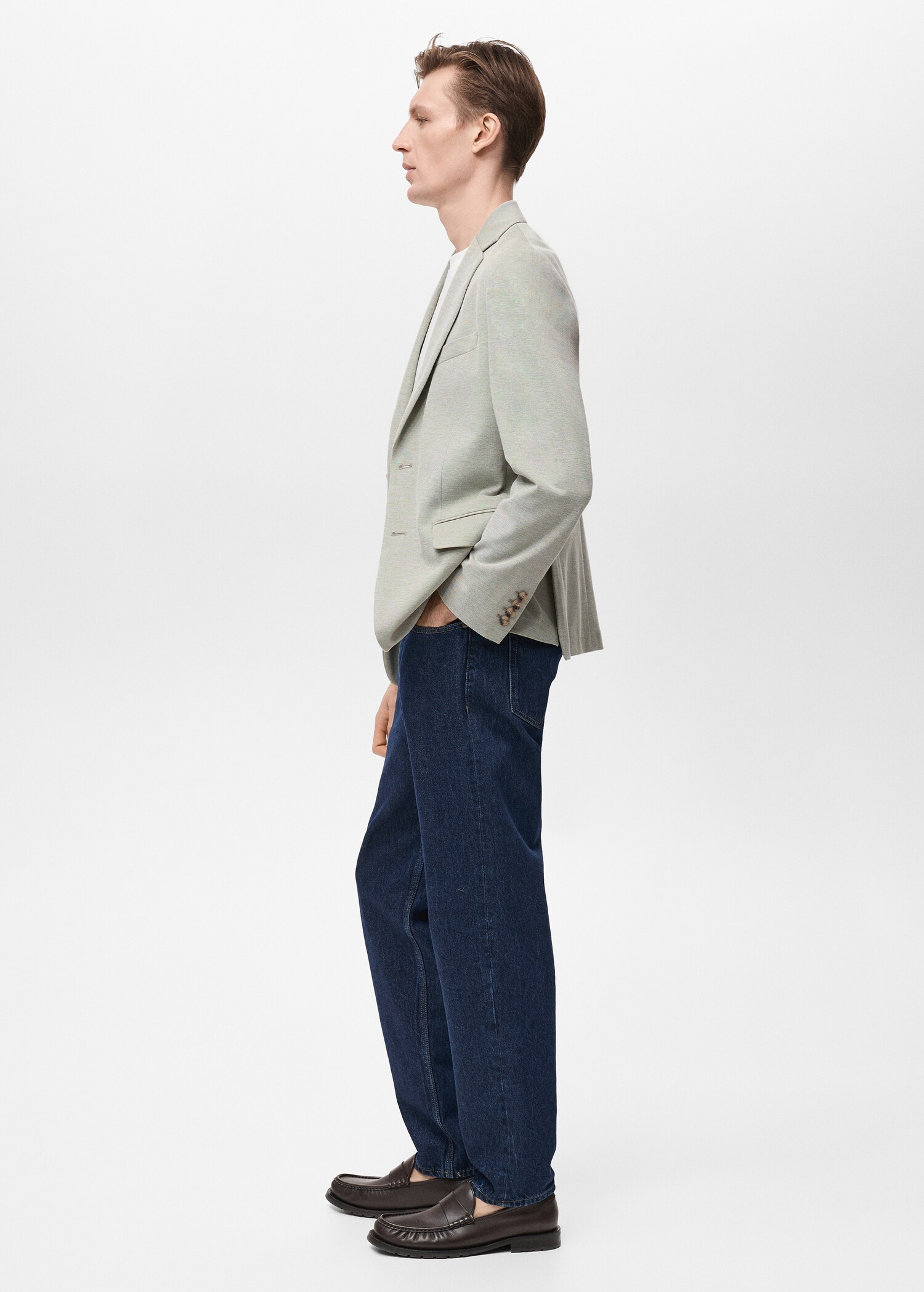 Verner slim-fit cotton jacket - Details of the article 2