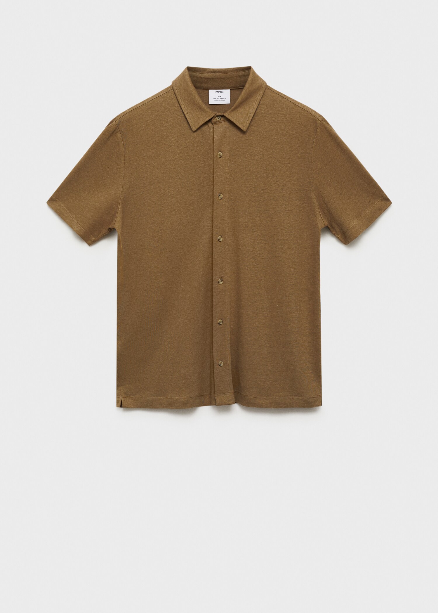Regular-fit linen shirt - Article without model