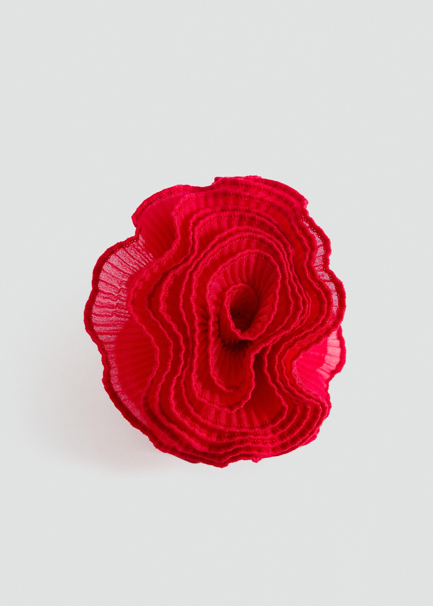 Textured-flower hair clip - Details of the article 1