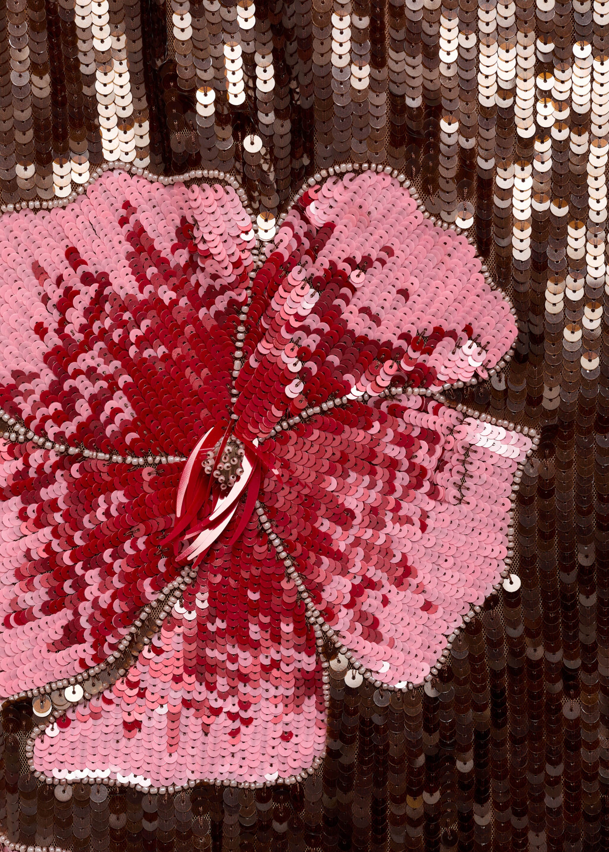 Robe motif fleuri paillettes - Détail de l'article 8