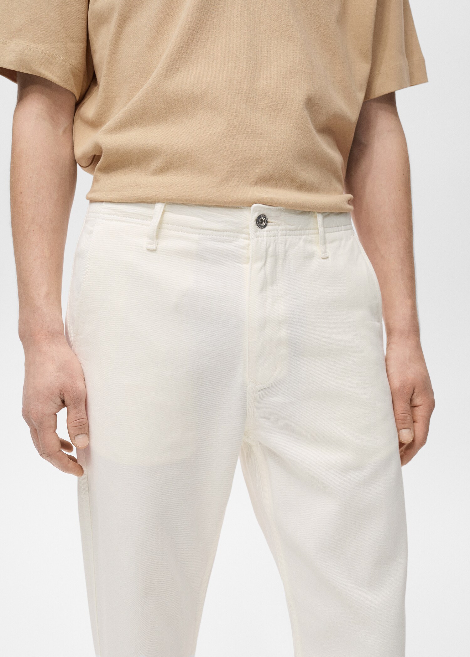 Lyocell regular-fit jeans - Details of the article 1