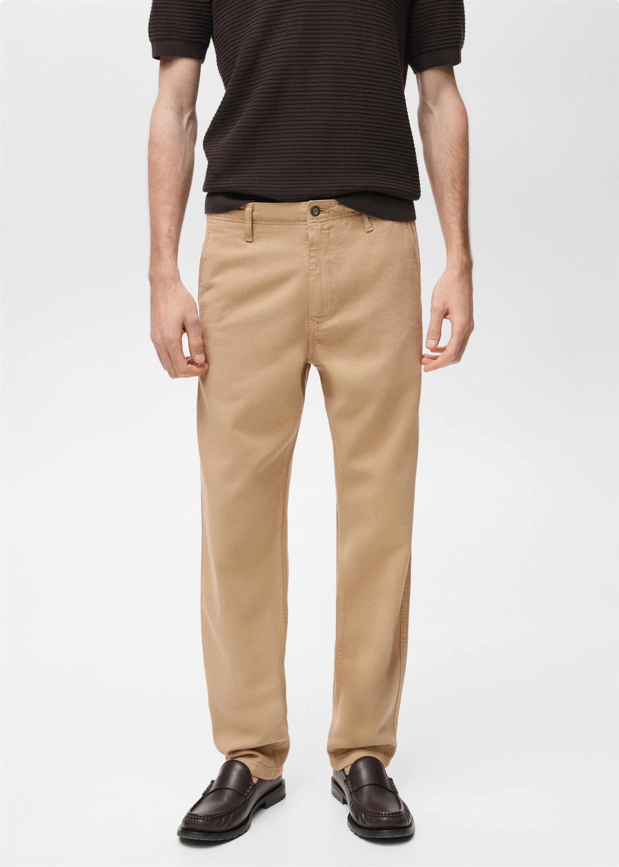 Jeans lyocell regular fit - Mittlere Ansicht