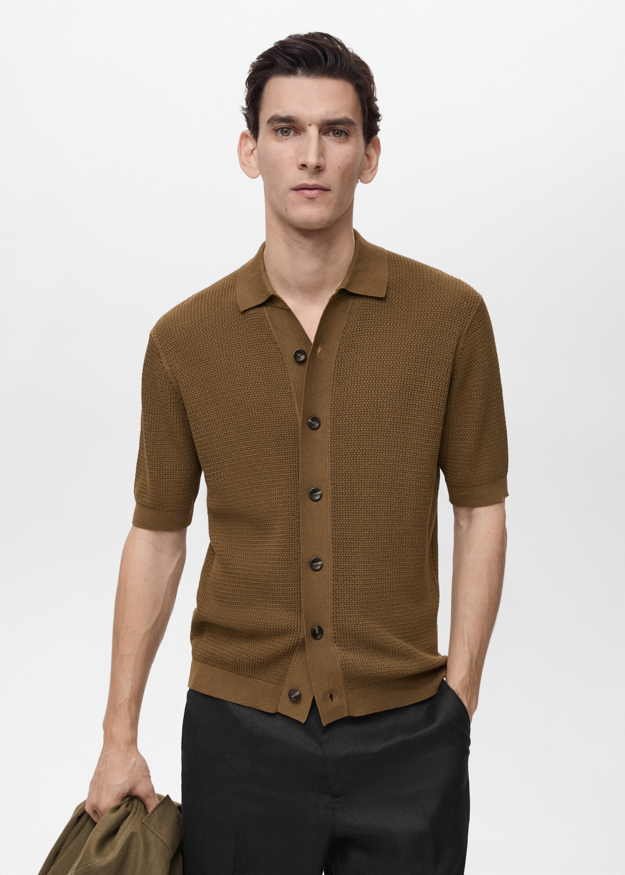 Camisa punto estructura - Plano medio