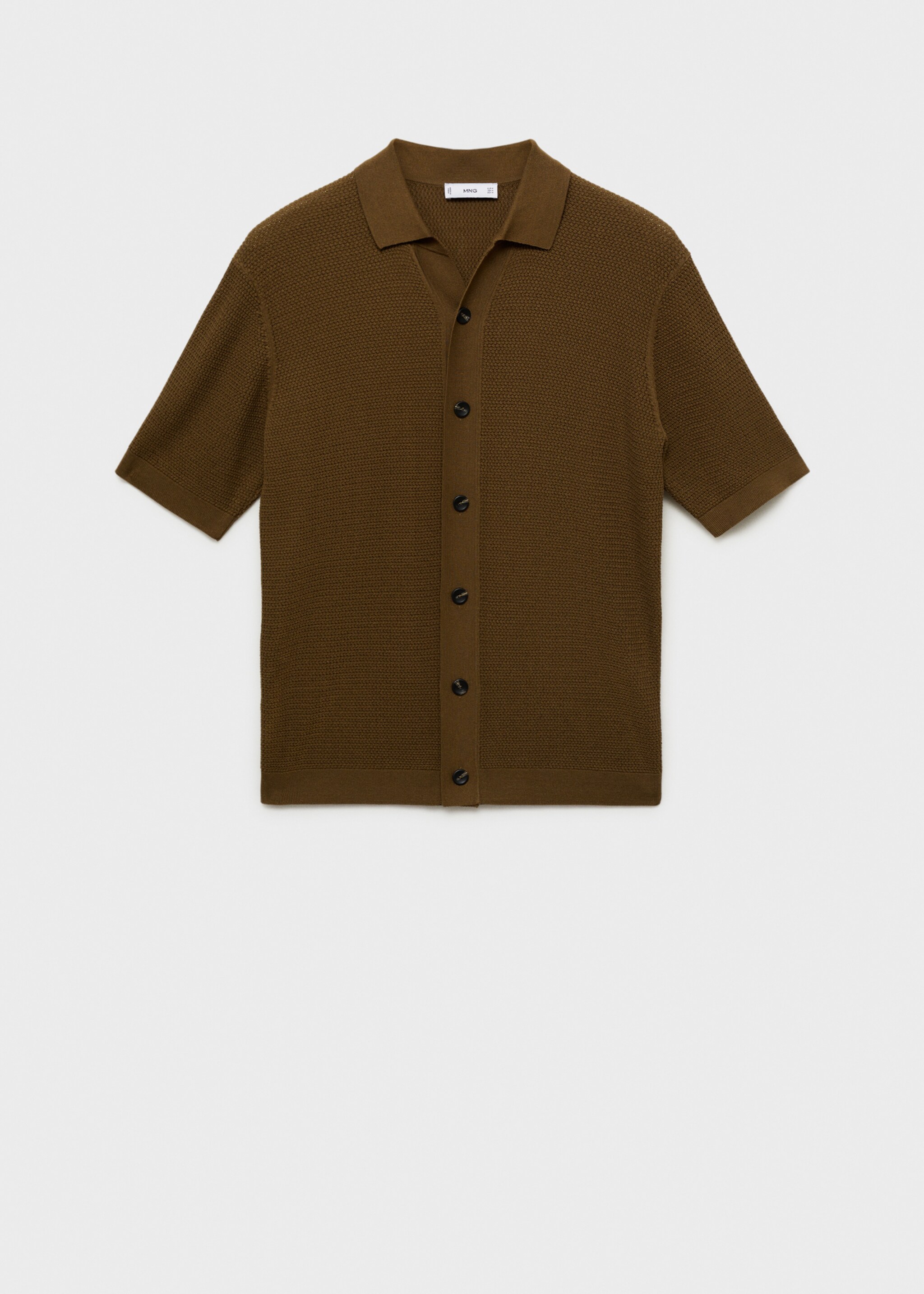 Camisa punto estructura - Artículo sin modelo