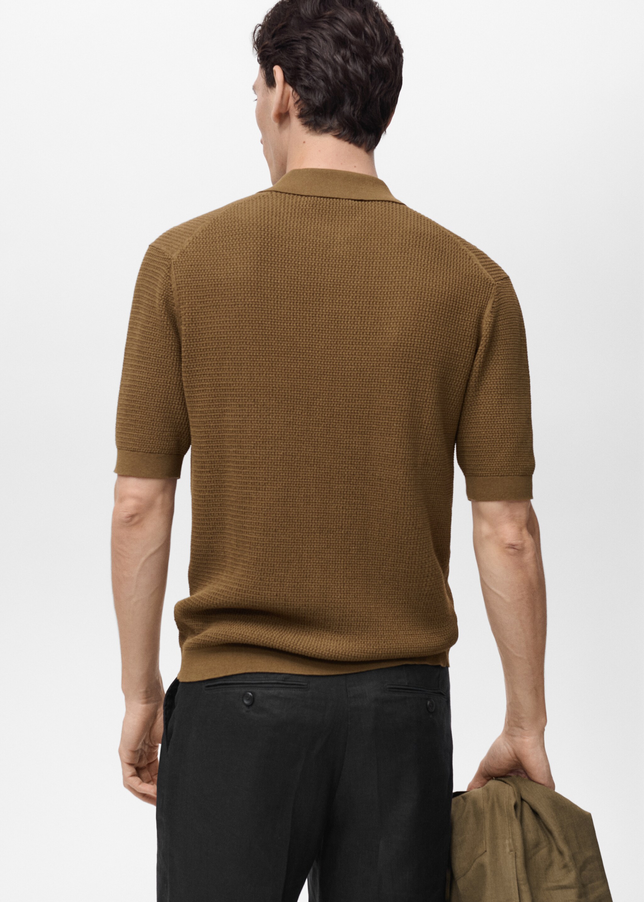 Camisa punto estructura - Reverso del artículo