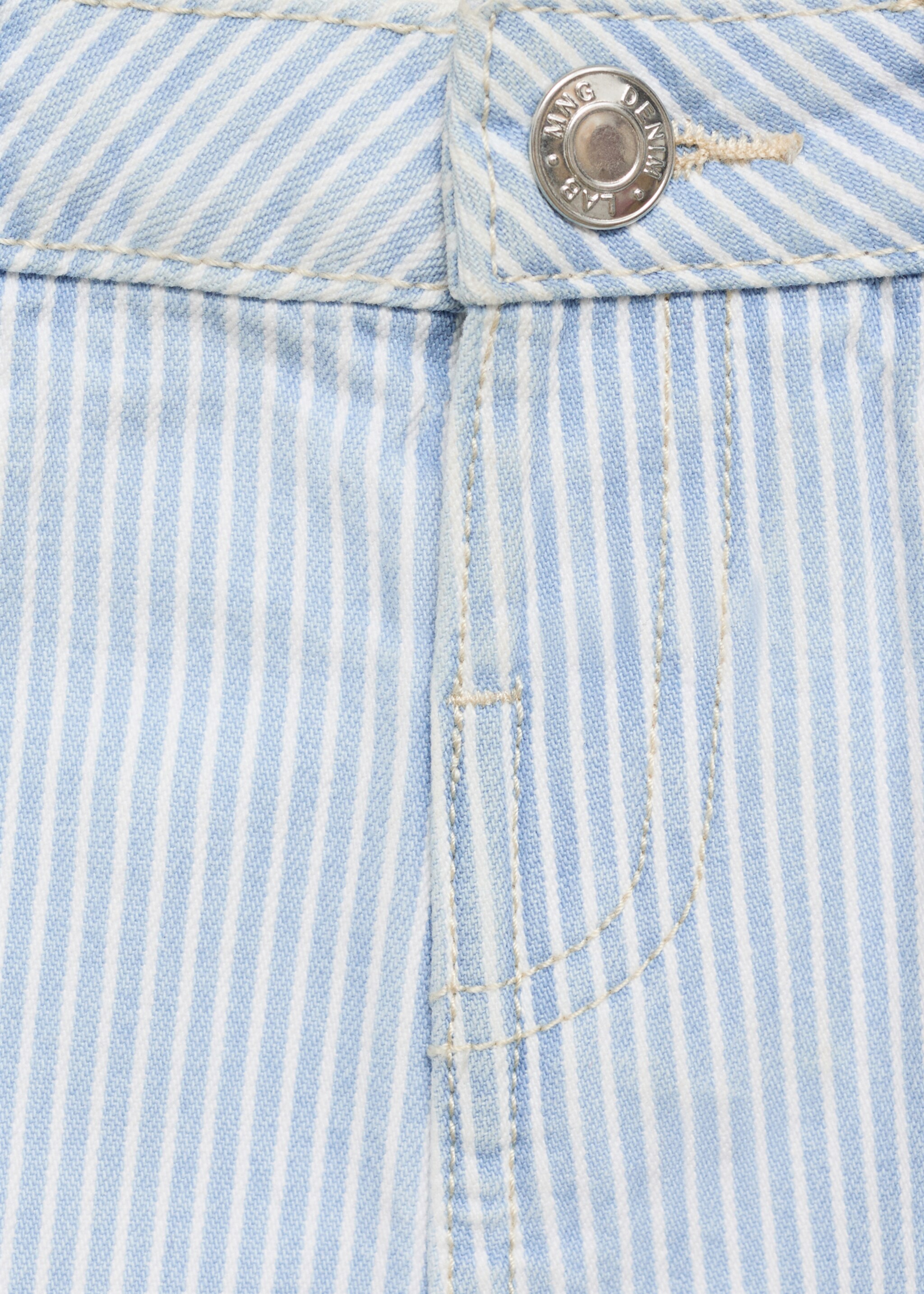Shorts denim rayas - Detalle del artículo 8