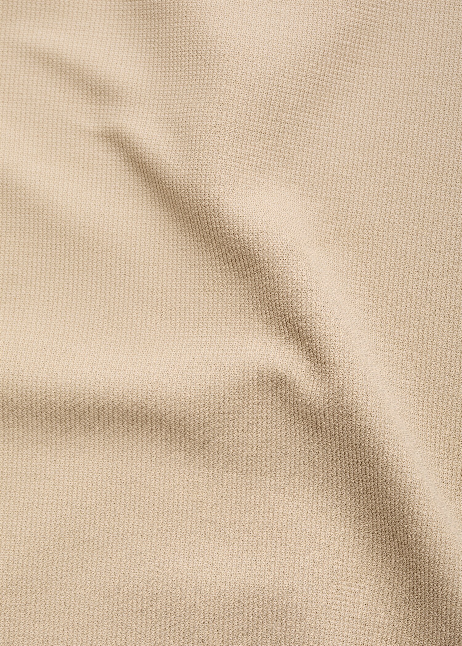 Structured polo shirt with zipper collar - Details of the article 0