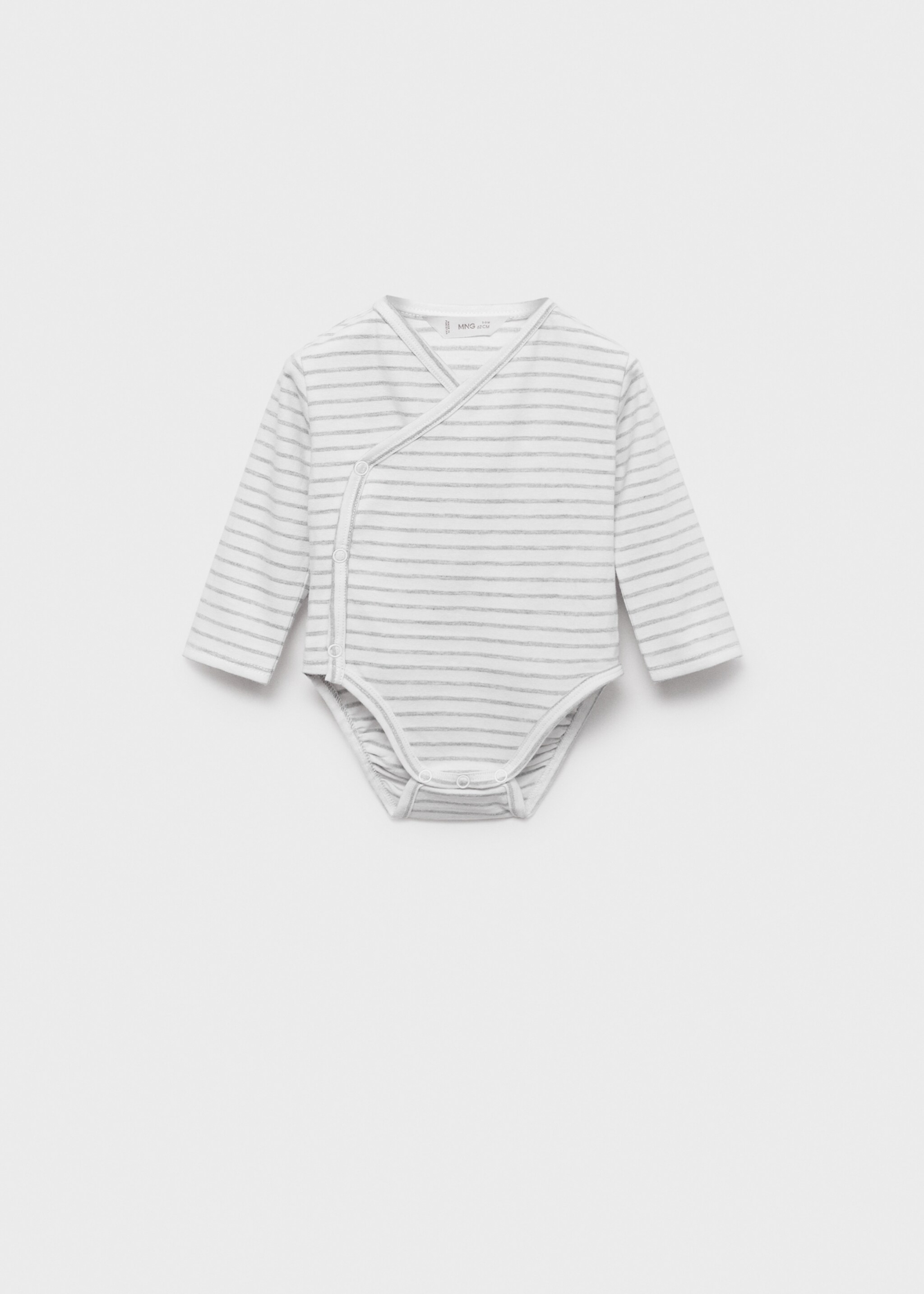 Cotton crossover bodysuit - Article without model