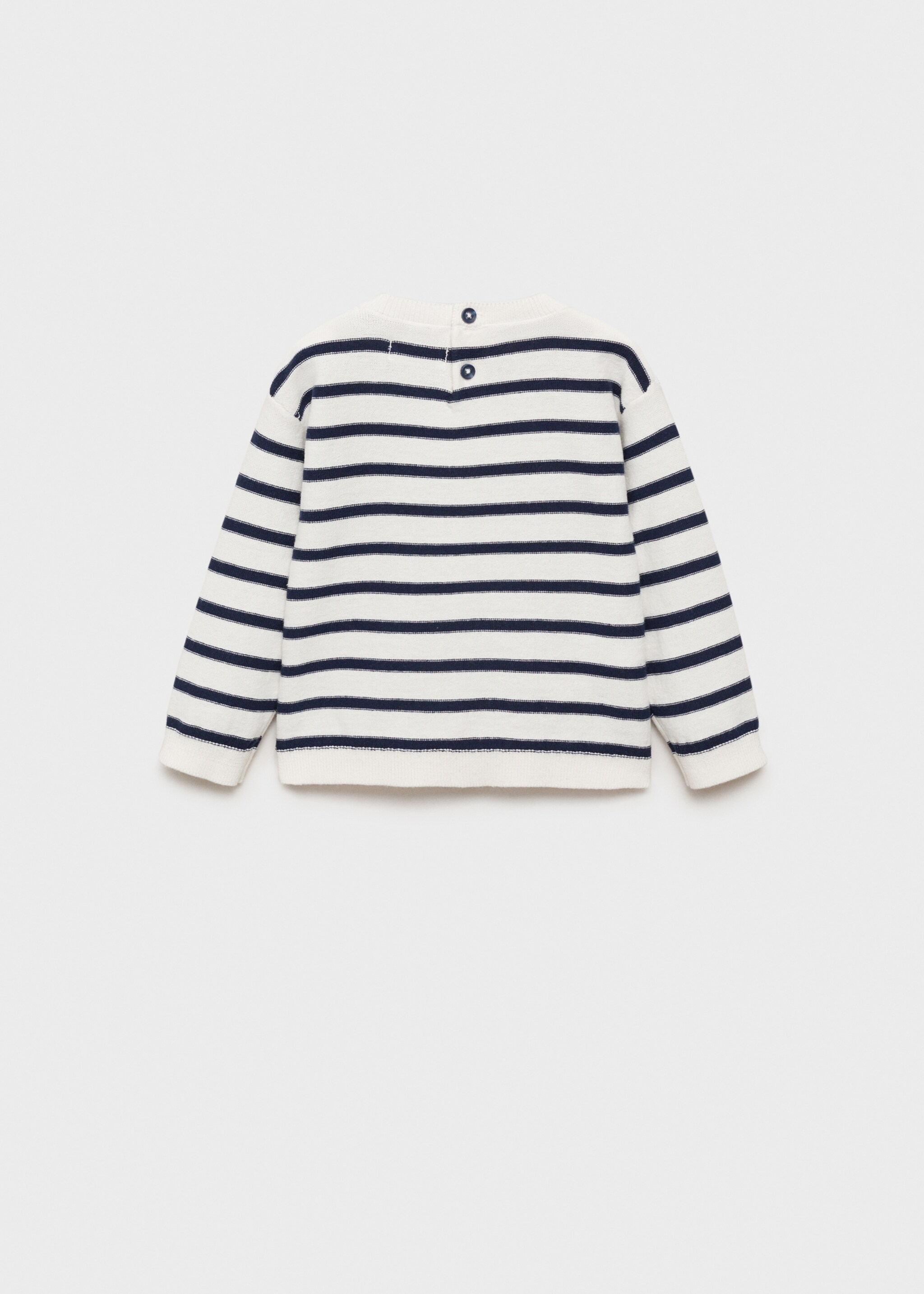 Maglione cotone righe - Retro dell'articolo