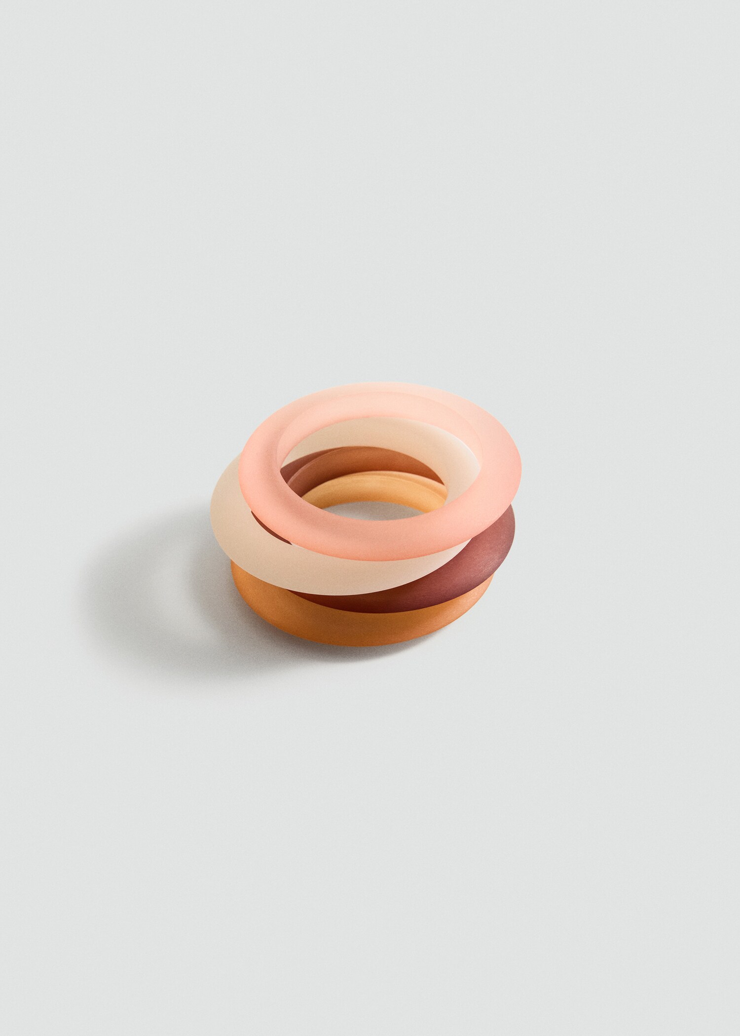 Set bracelets combinés résine - Article sans modèle