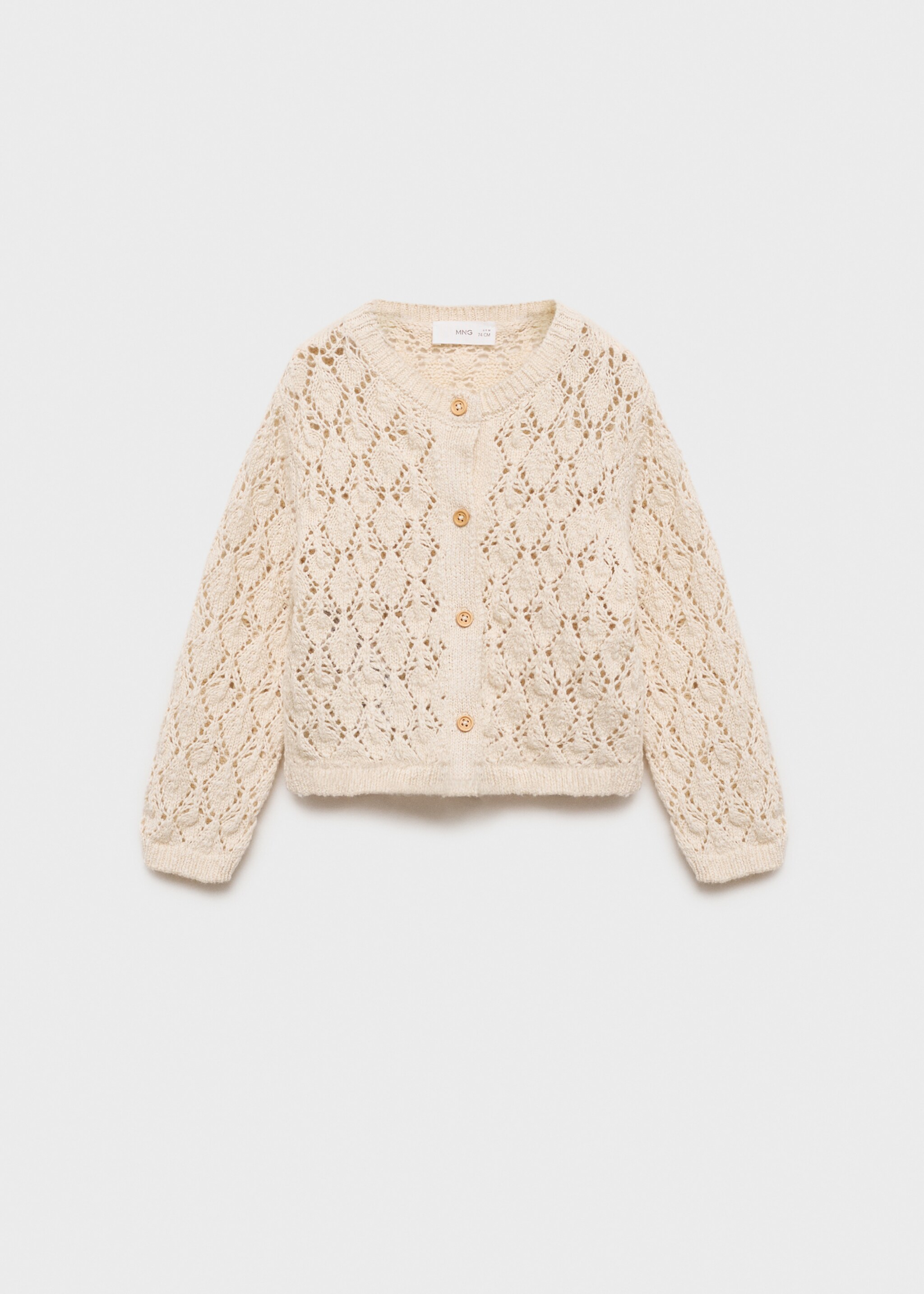 Cardigan maille ajourée - Article sans modèle