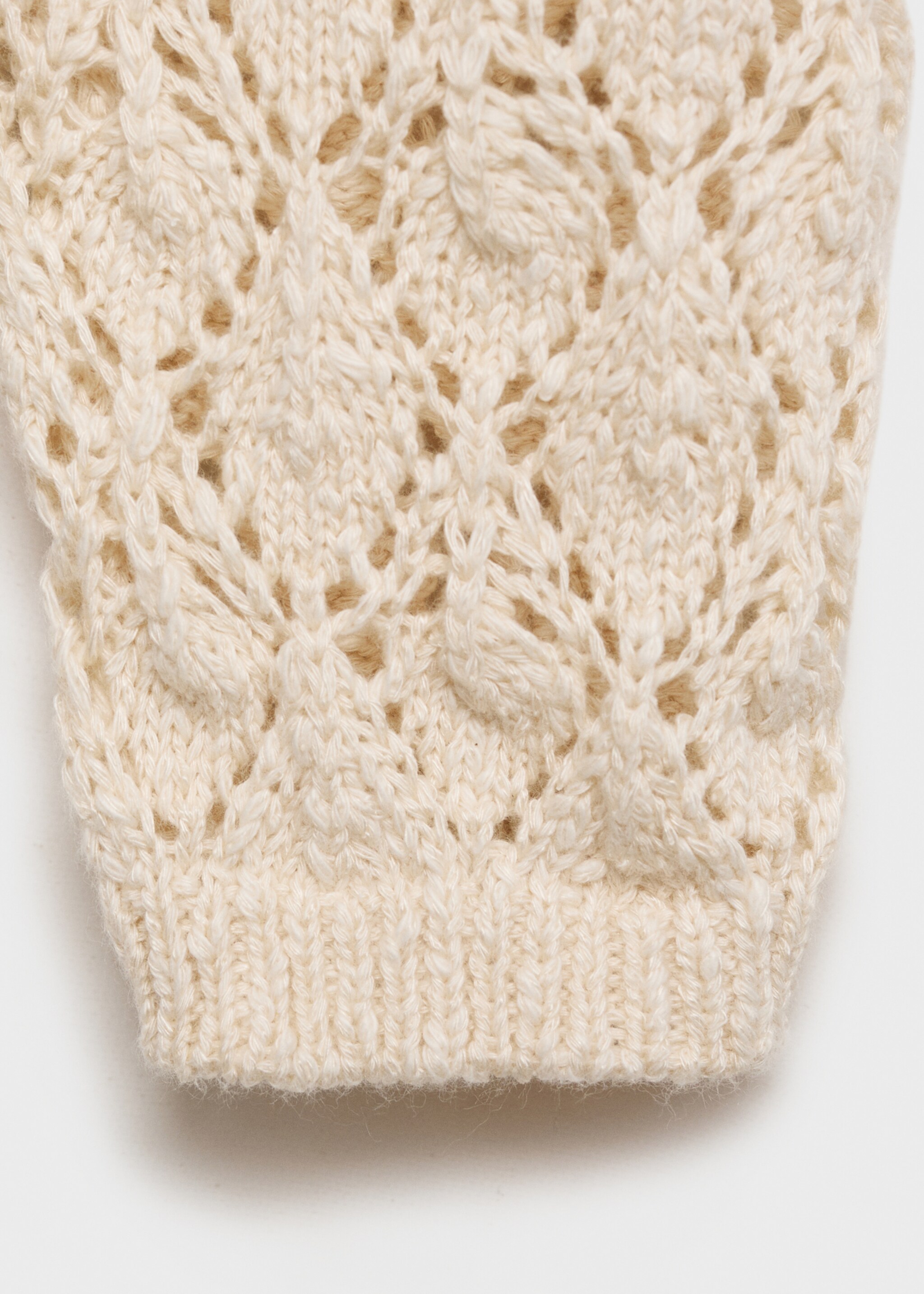 Openwork knit cardigan - Details of the article 0