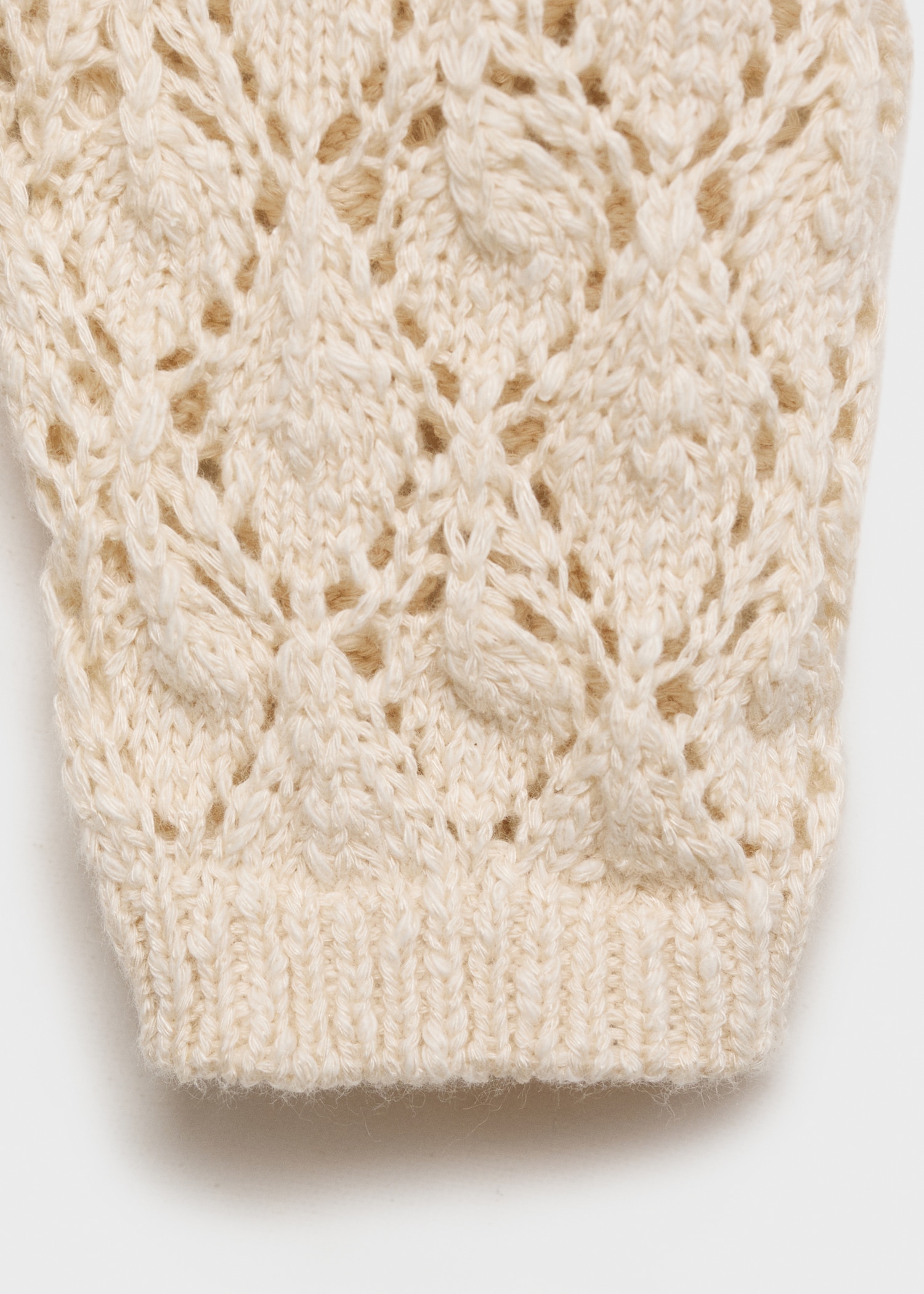 Openwork Crochet Flower Knitting Cardigan Openwork Crochet Flower Knitting Cardigan